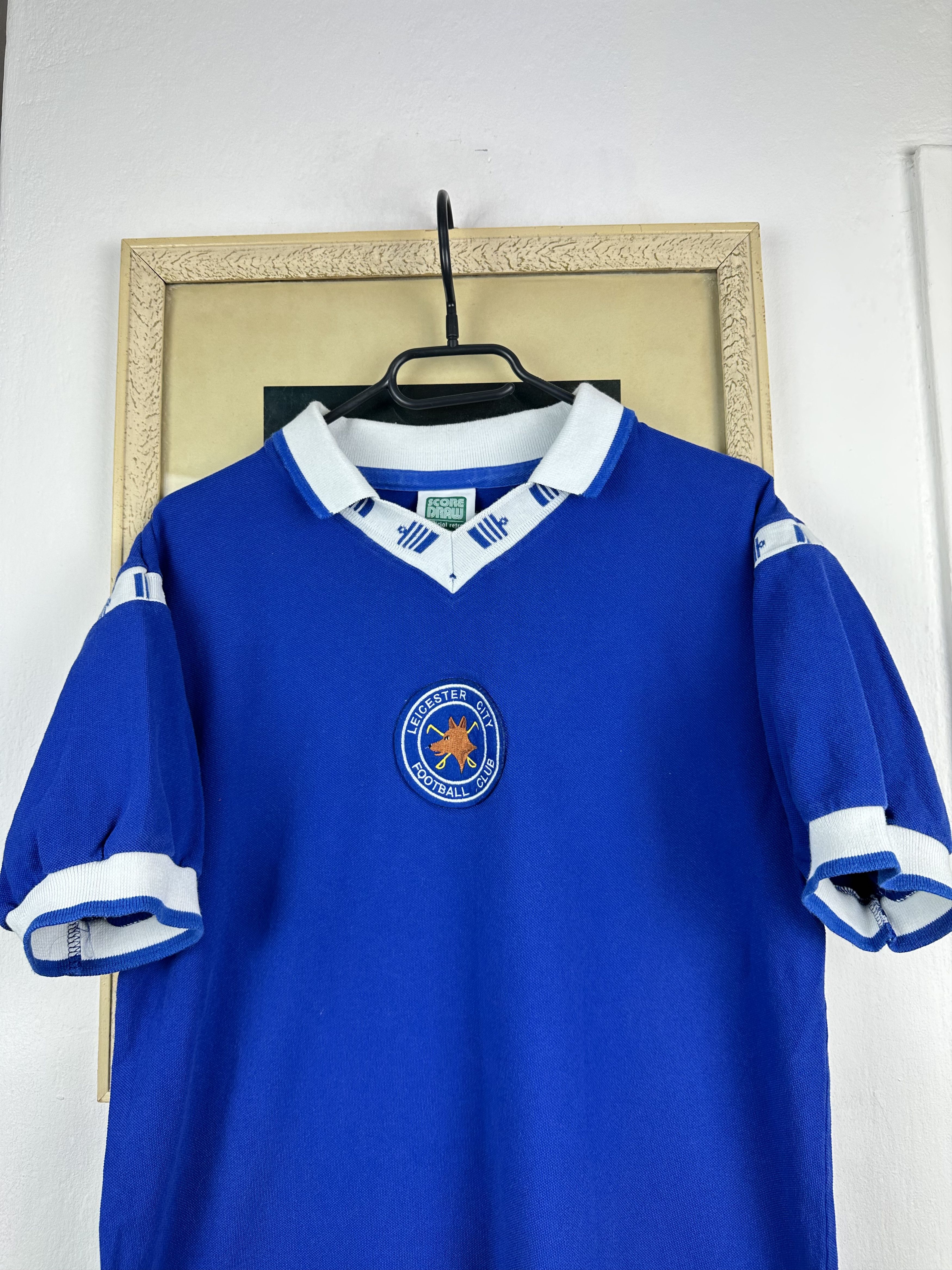 Other Leicester City football shirt 1976 Retro Score Draw Soccer Size US M / EU 48-50 / 2 - 2 Thumbnail