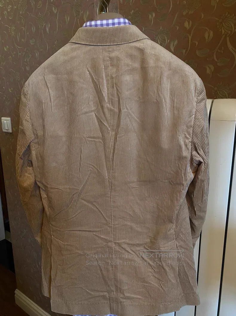 Brunello Cucinelli brunello cucinelli Corduroy double-breasted suit set Size 50L - 3 Thumbnail