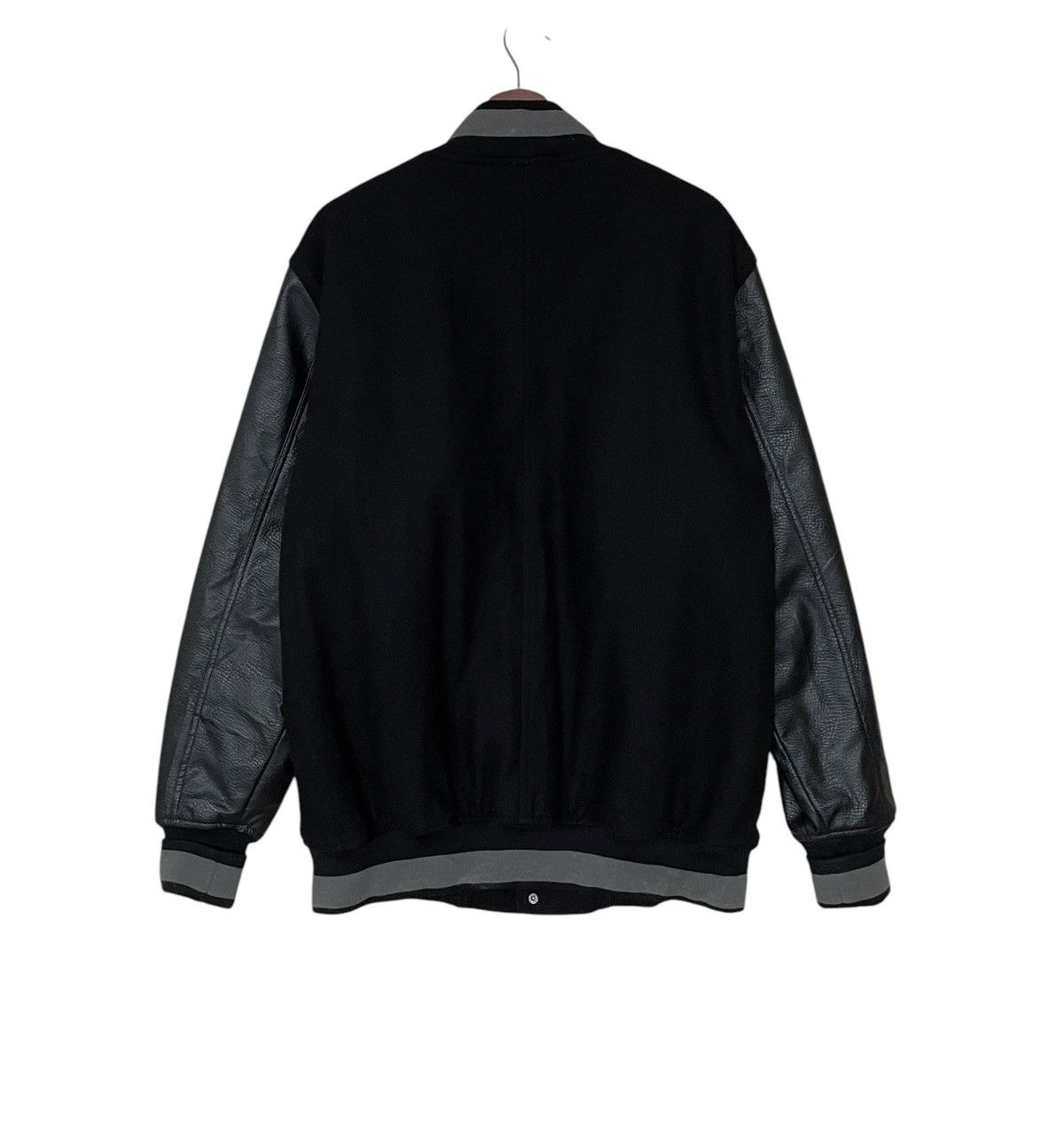 Japanese Brand Vintage Brand Octopusarmy Leather Varsity Jacket 2000s Size US XL / EU 56 / 4 - 2 Thumbnail