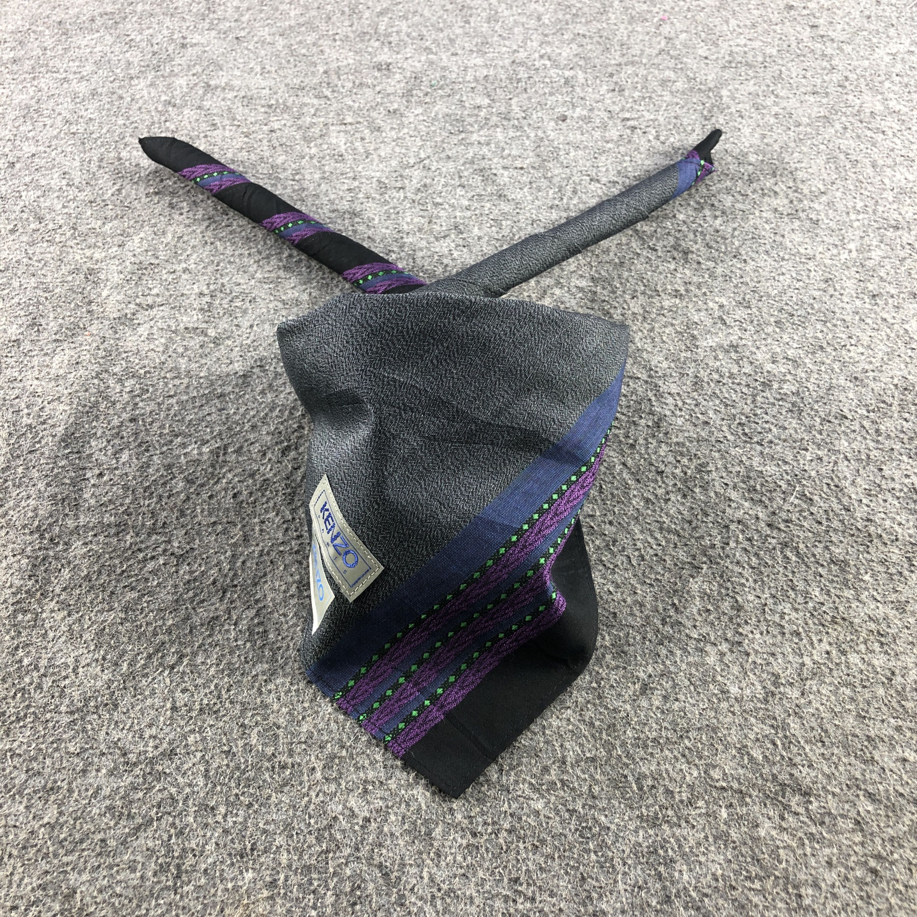 Kenzo × Vintage Kenzo Floral Handkerchief Neckerchief Bandana H2420 Size ONE SIZE - 1 Thumbnail