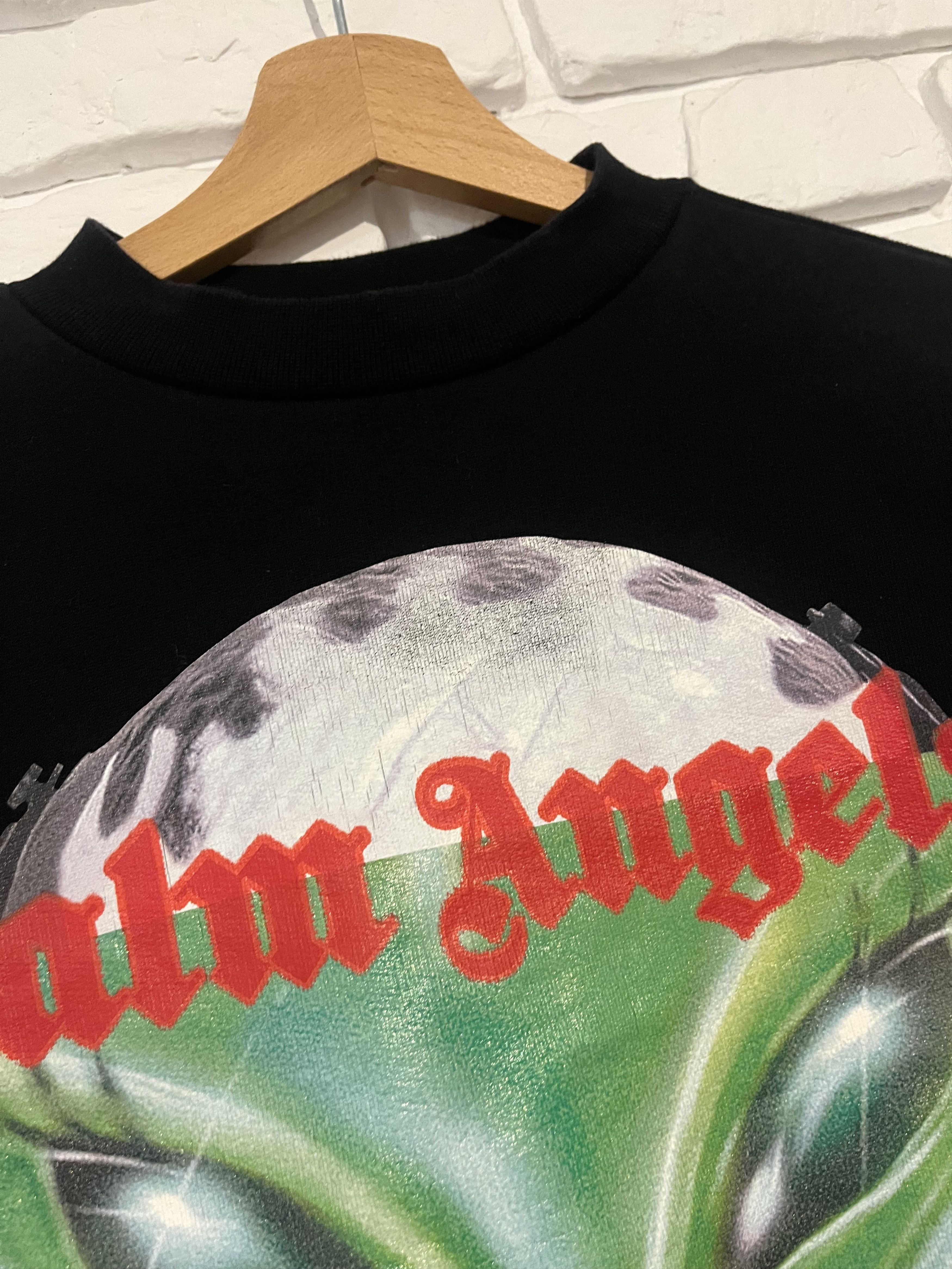 Palm Angels Palm Angels Black Alien Sweatshirt Size US XS / EU 42 / 0 - 3 Thumbnail