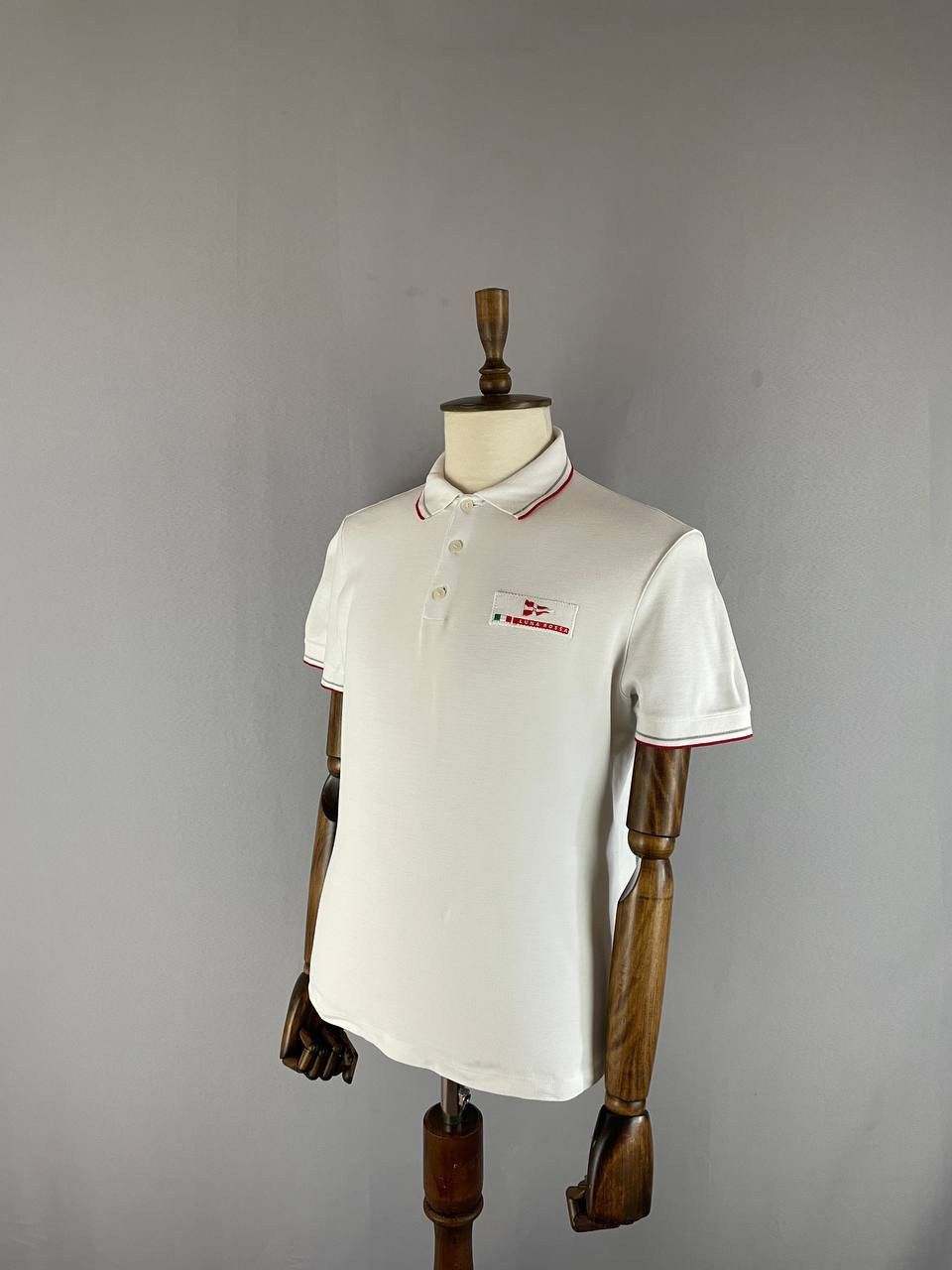 Prada Luna Rosa Prada Polo White Size US L / EU 52-54 / 3 - 1 Thumbnail