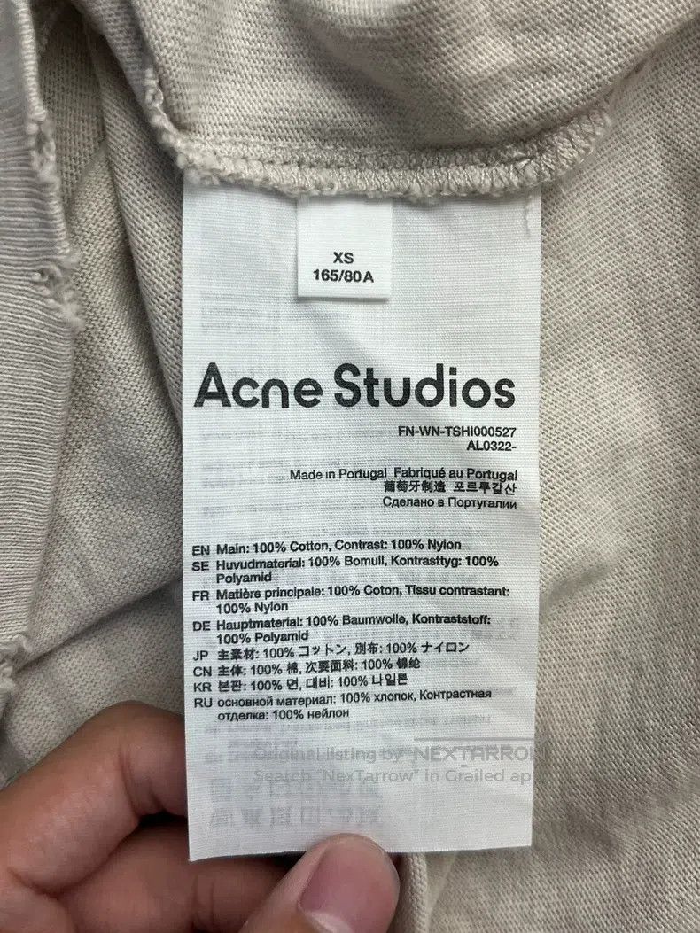 Acne Studios Acne Studios Pattern Printed Fake Two-piece Round Neck Hot Size XS / US 0-2 / IT 36-38 - 4 Thumbnail