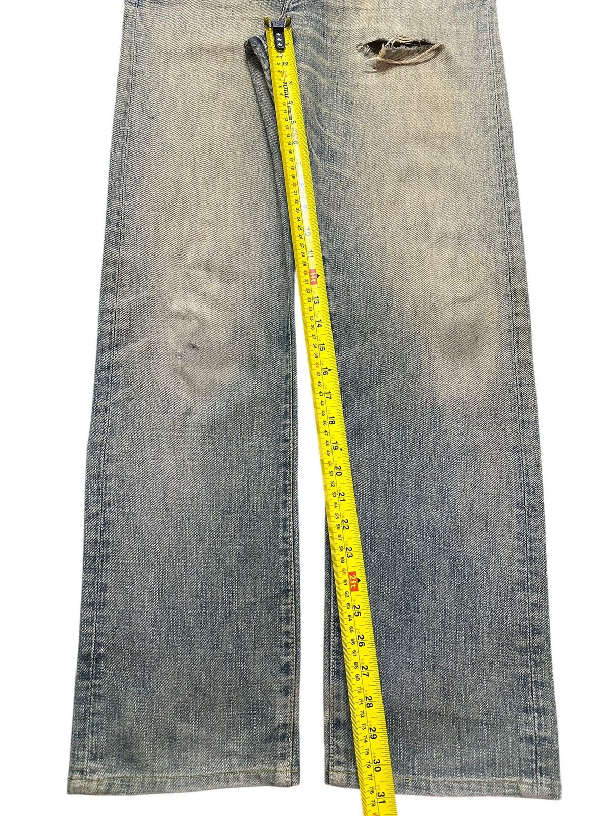 Japanese Brand Vintage Japanese Brand Blue Mud Wash Distress Style Loose Size US 31 - 13 Thumbnail