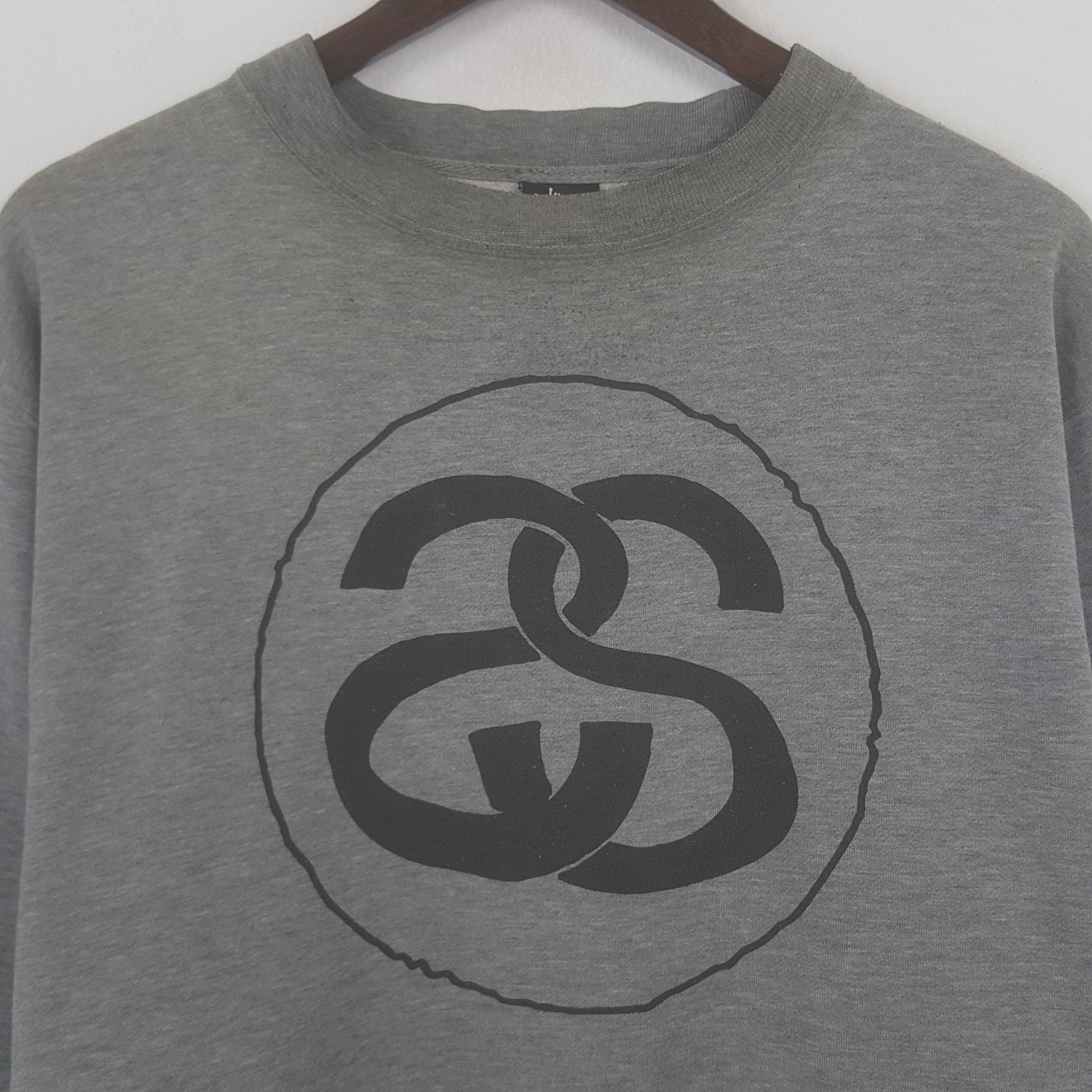 Stussy × Vintage Vintage Stussy Mirror Design Sweatshirt Size US L / EU 52-54 / 3 - 2 Thumbnail
