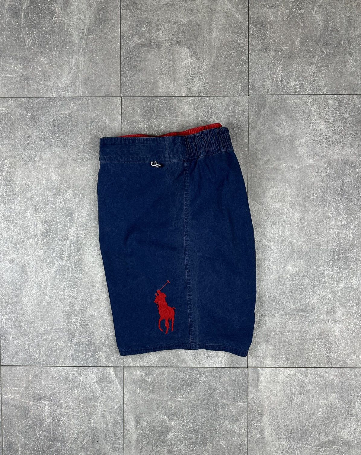 Polo Ralph Lauren Polo Ralph Lauren 3 Swimwear Blue Retro Shorts Size US 34 / EU 50 - 2 Thumbnail