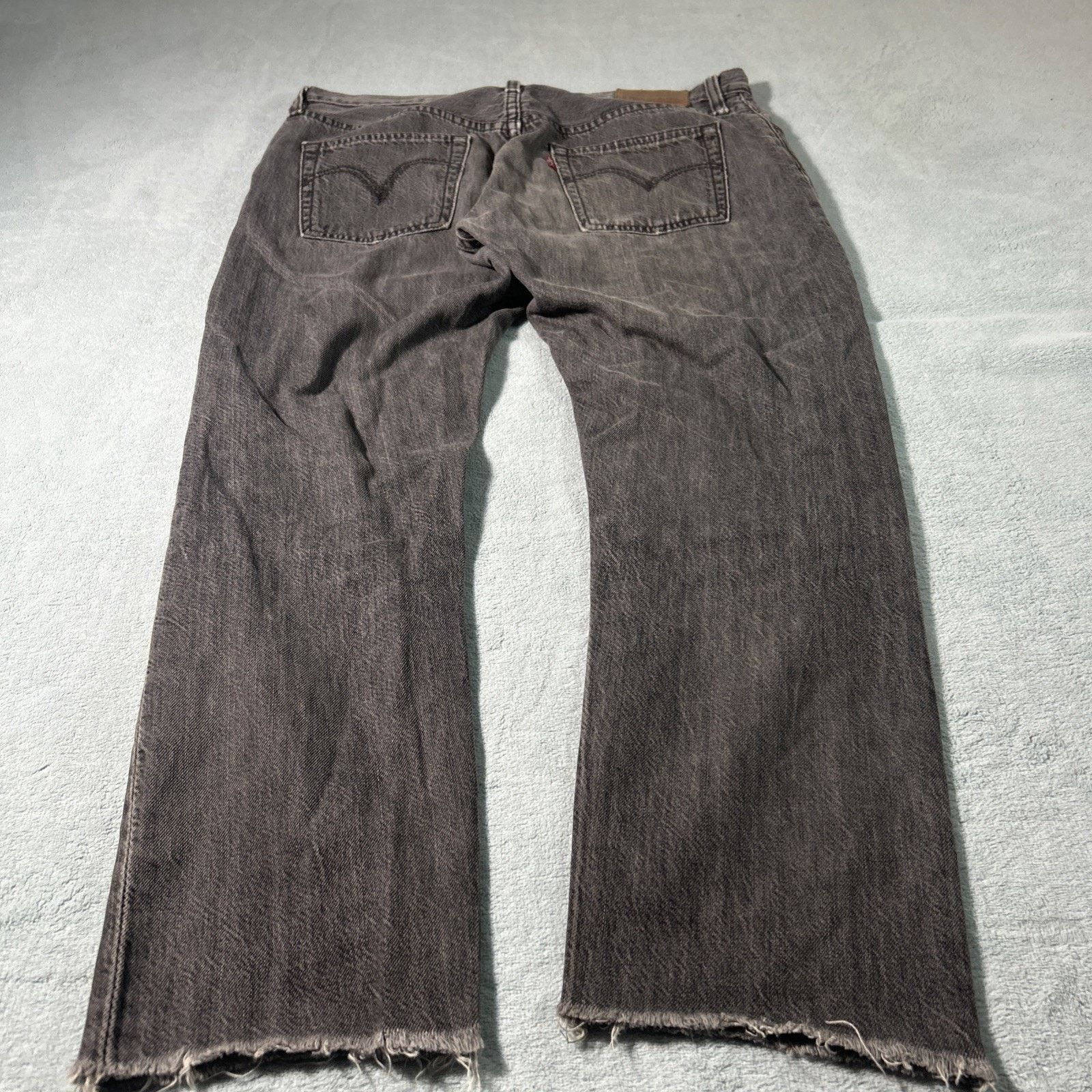 Levi's Levis 501 Straight Jeans Women 32x25 Raw Hem Hamilton Button Size 32" / US 10 / IT 46 - 1 Thumbnail