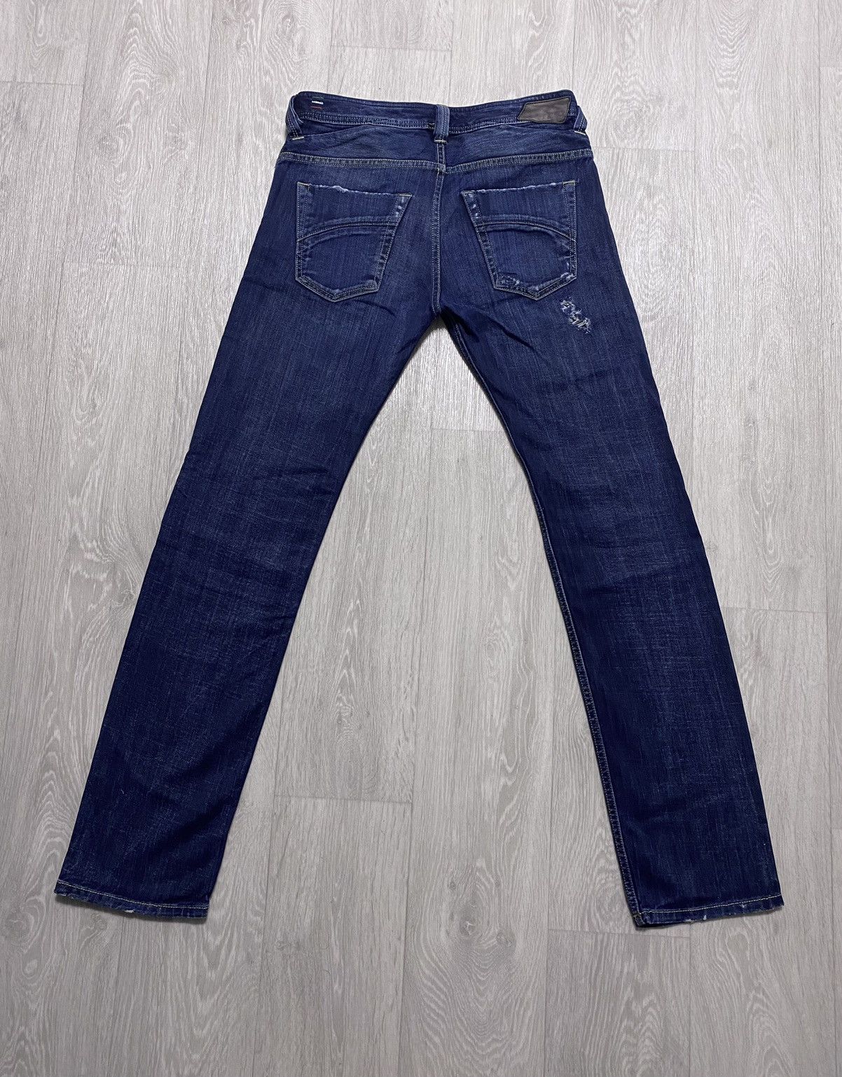 Diesel Women’s Diesel Slammer Washed Torn Distressed Denim Jeans Size 28" / US 6 / IT 42 - 3 Thumbnail