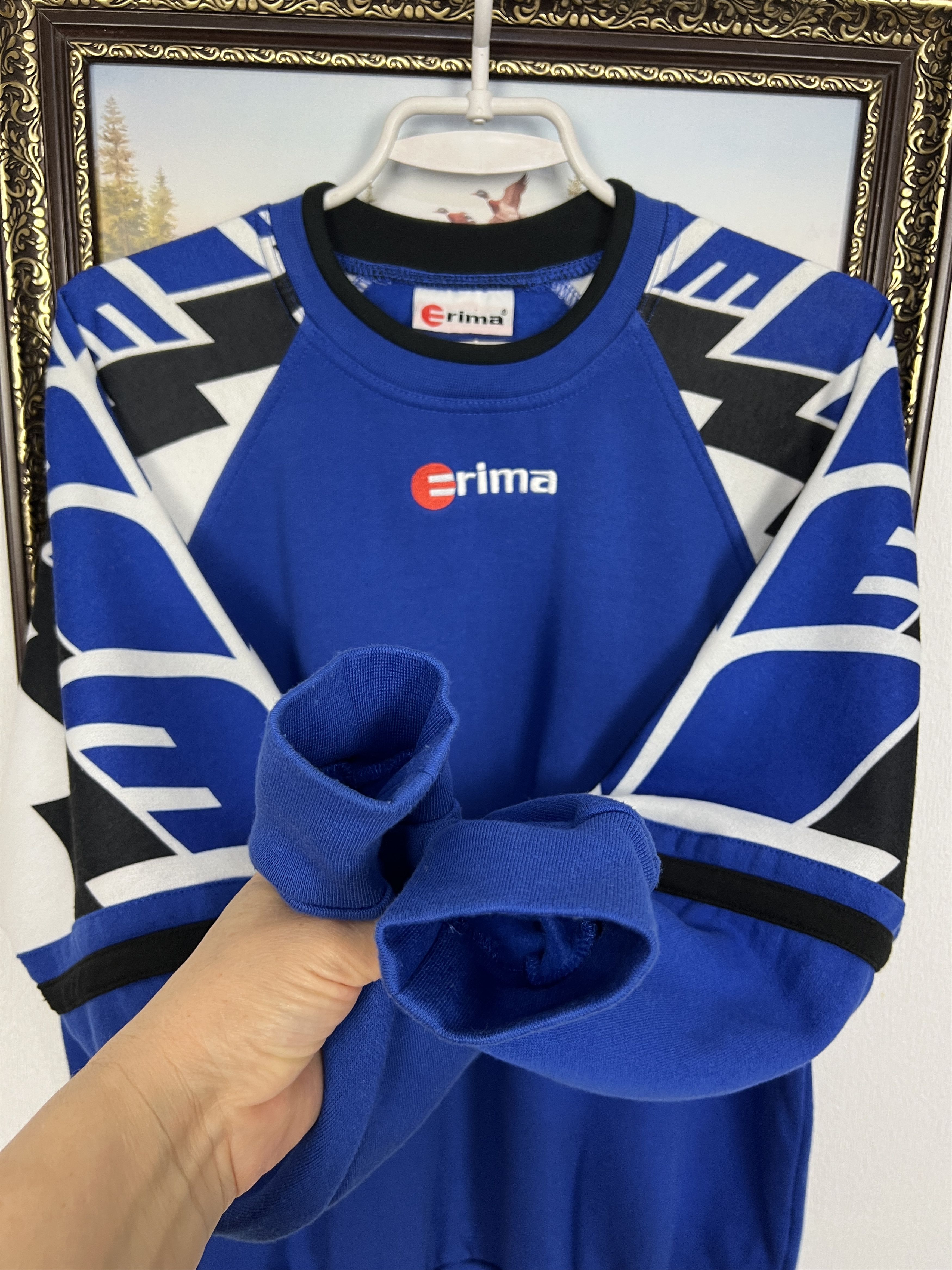 Erima Vintage 90's Football Sweatshirt Soccer Crewneck Jersey Size US S / EU 44-46 / 1 - 4 Thumbnail
