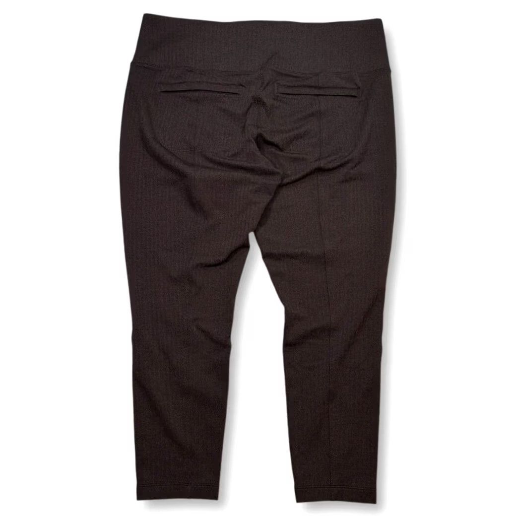 Athleta Athleta Delancey Herringbone Leggings Chevrons Career Womens 2X Brown Size 40" / US 18 - 2 Thumbnail