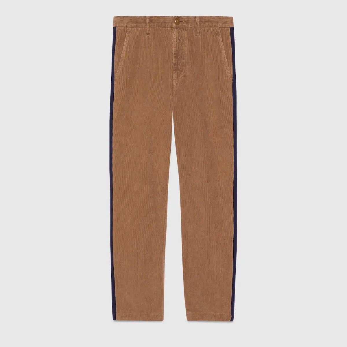 Gucci o1w1db10725 Velvet Corduroy Pant in Camel/Blue Size US 36 / EU 52 - 1 Thumbnail