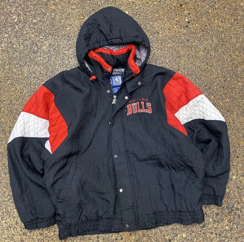 Starter RARE vintage 90s Chicago Bulls Starter Jacket Size XL Size US XL / EU 56 / 4 - 1 Thumbnail