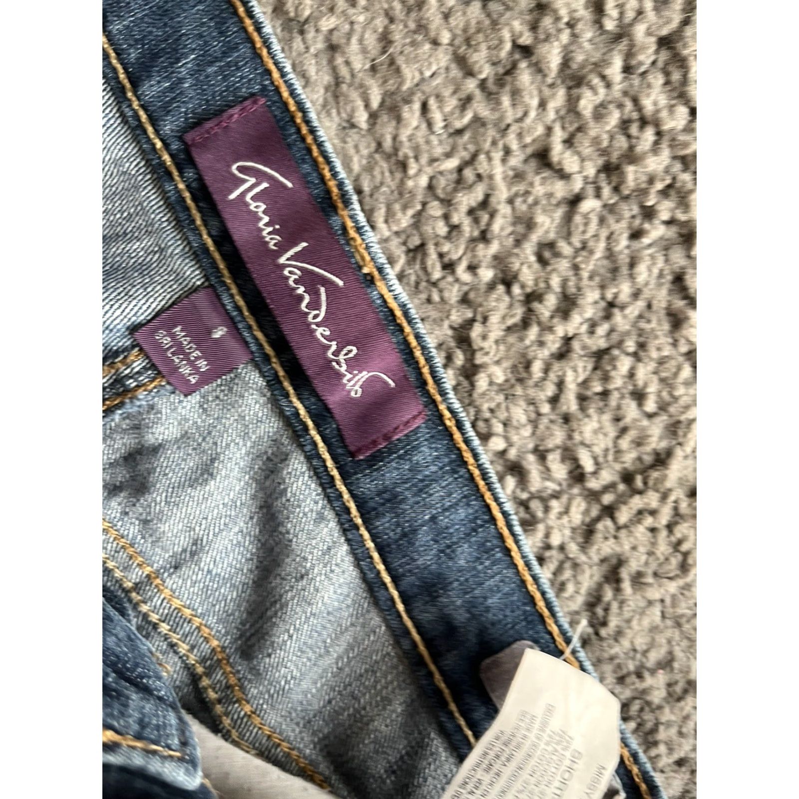 Gloria Vanderbilt Gloria Vanderbilt Jeans Womens Size 8 Short Blue Straight Leg Amanda Dark Wash Denim Size 30" / US 8 / IT 44 - 6 Thumbnail