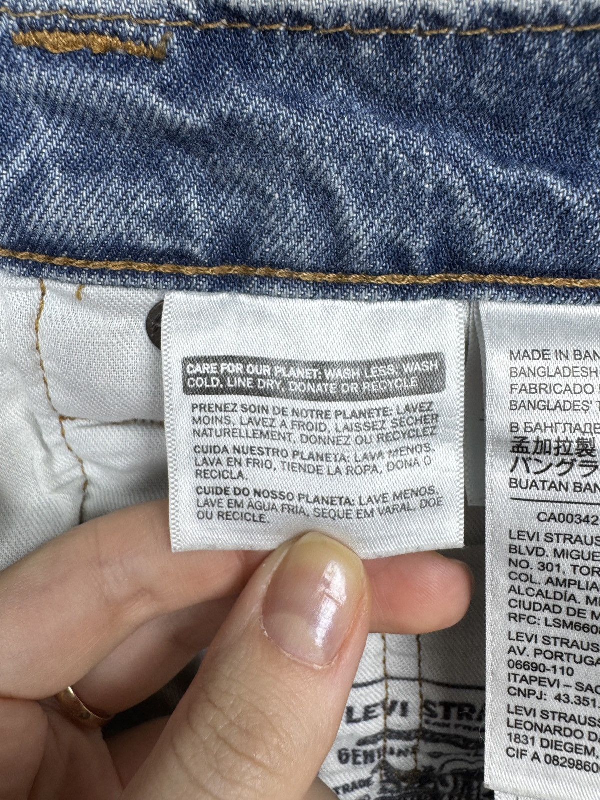 Levi's Levis 510 Strong Skateboarding Baggy fit jeans painted denim Size US 32 / EU 48 - 13 Thumbnail