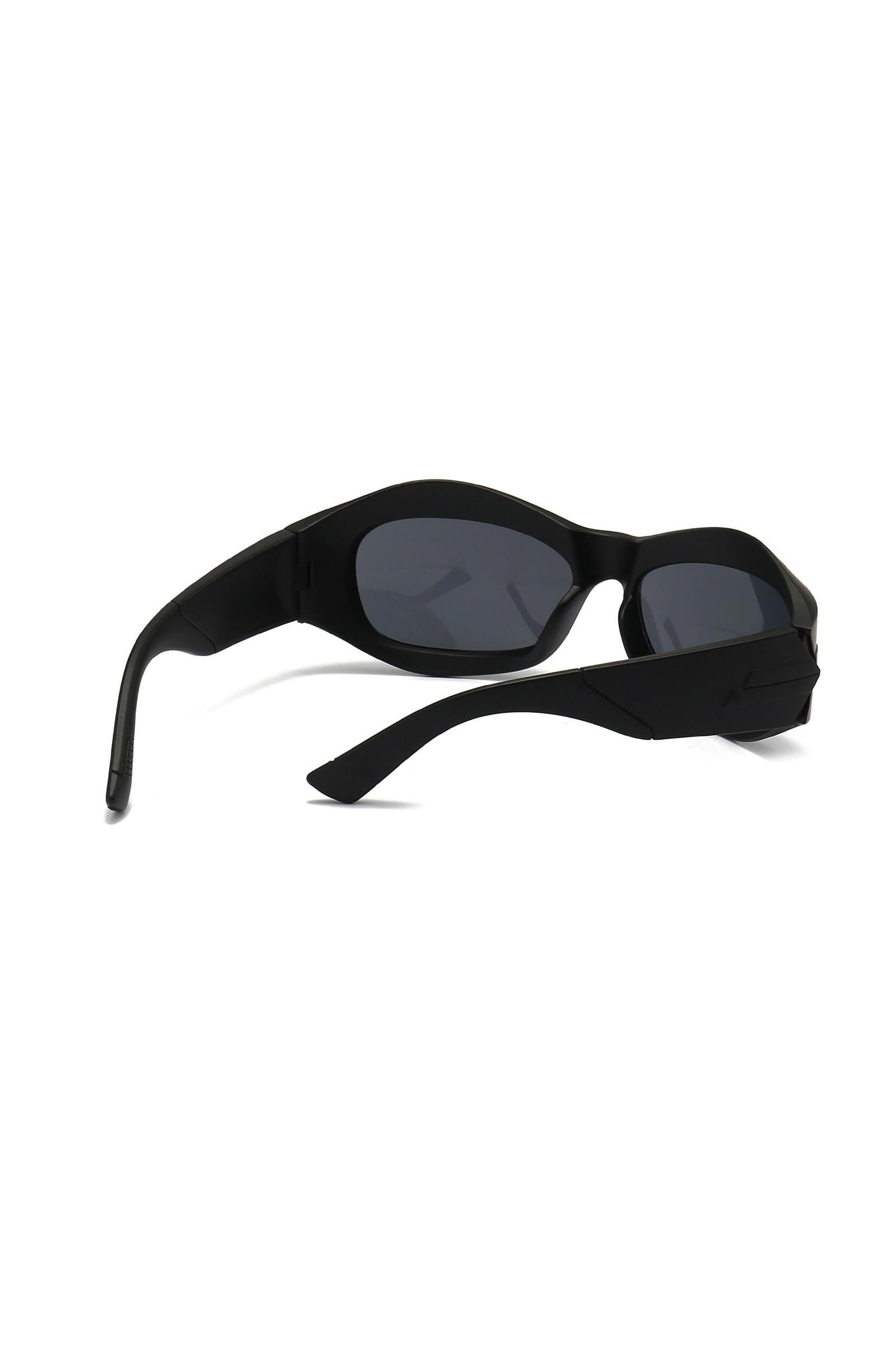Other Y2k Avant Garde Futuristic Black Sunglasses Unisex OS Size ONE SIZE - 3 Thumbnail