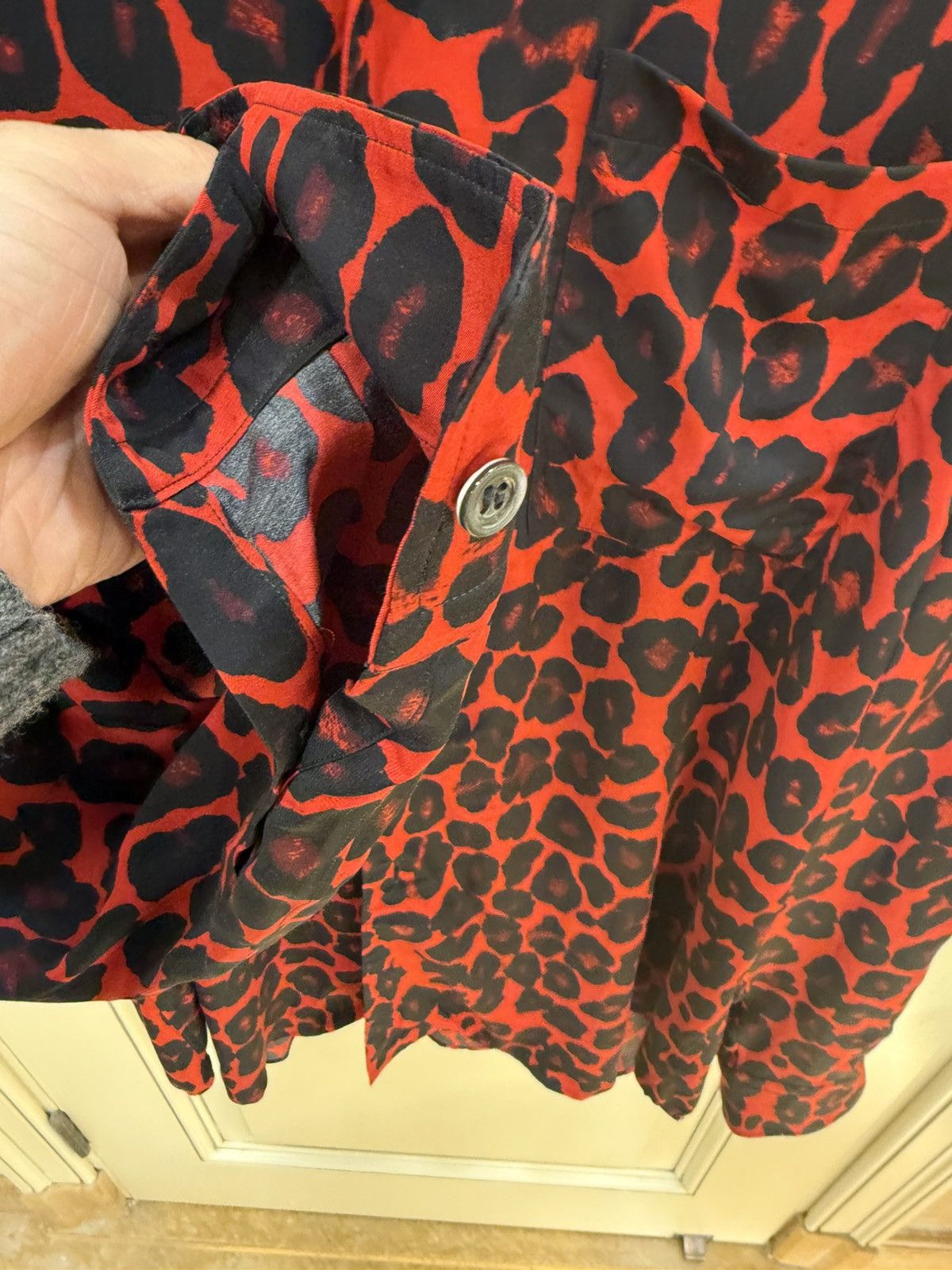 Alexander McQueen Leopard print camp shirt size 15++ Size US M / EU 48-50 / 2 - 8 Thumbnail