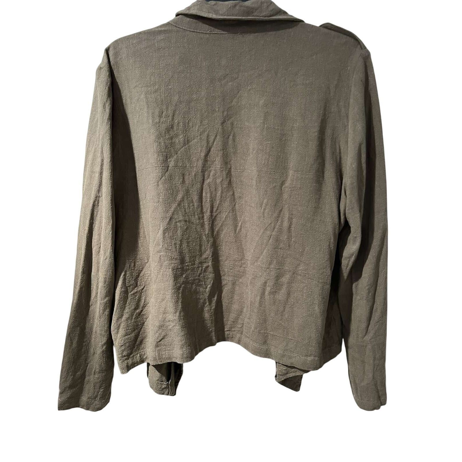 & Other Stories Lulus Women Jacket Size XL Linen Cotton A001620 Size XL / US 12-14 / IT 48-50 - 4 Thumbnail