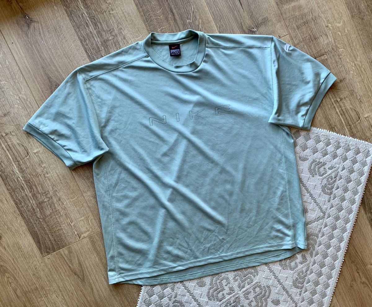 Nike × Vintage Vintage Nike big center logo t-shirt Size US XL / EU 56 / 4 - 1 Thumbnail