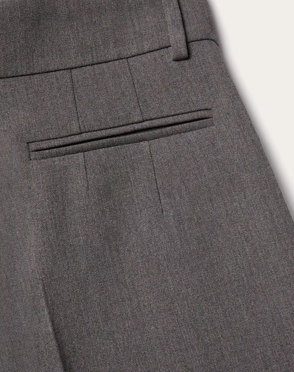 Valentino o1s1wg110426 Active Gabardine Trousers in Grey Size 26" / US 2 / IT 38 - 4 Thumbnail