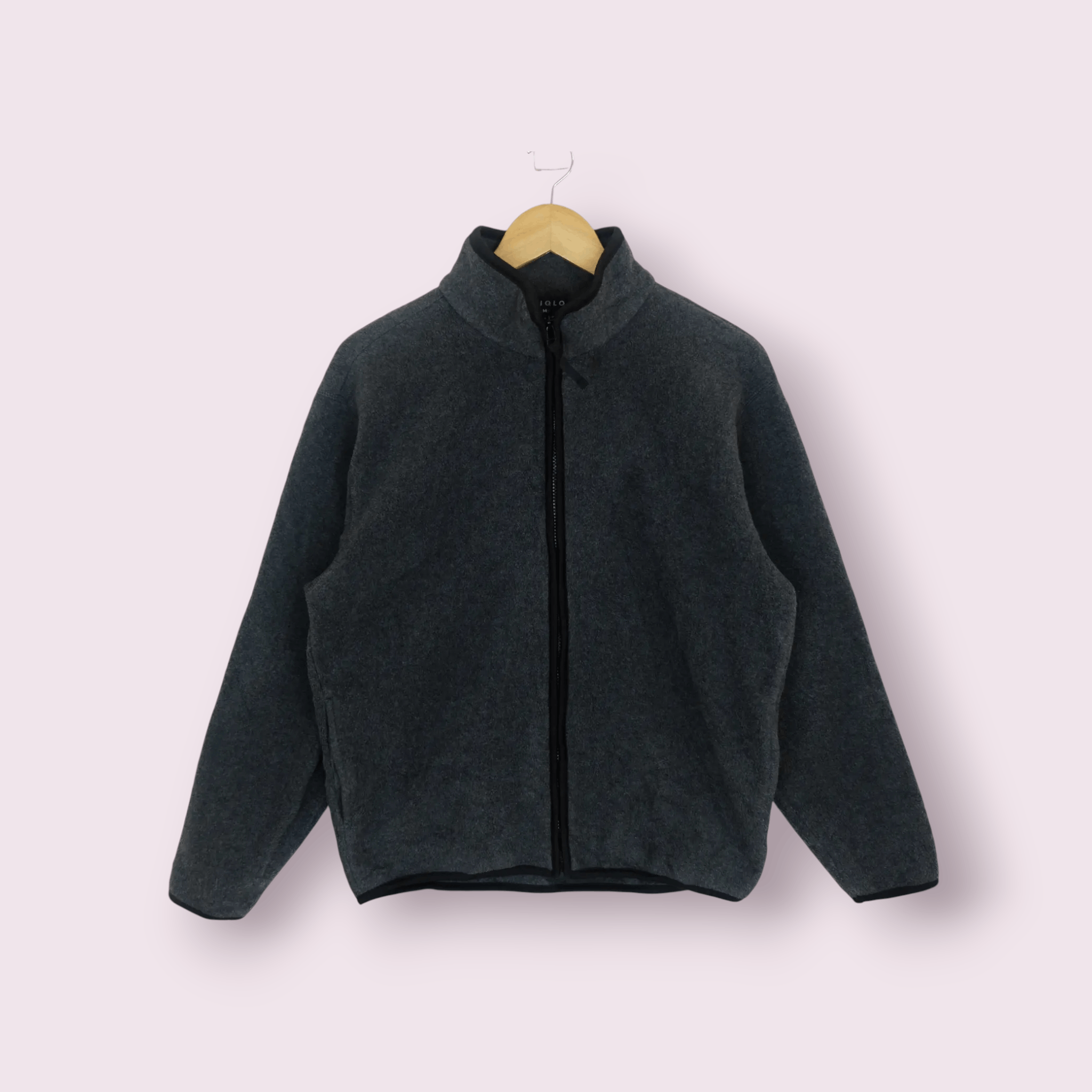 Japanese Brand Vintage 90's UNIQLO Dark Grey Fleece Jacket Size US M / EU 48-50 / 2 - 2 Thumbnail