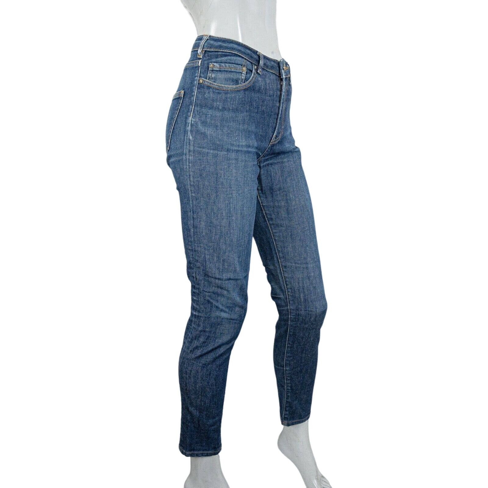 Acne Studios Acne Studios Women's PIN RAW REFORM Skinny Denim Jeans Blue Size 28" / US 6 / IT 42 - 4 Thumbnail