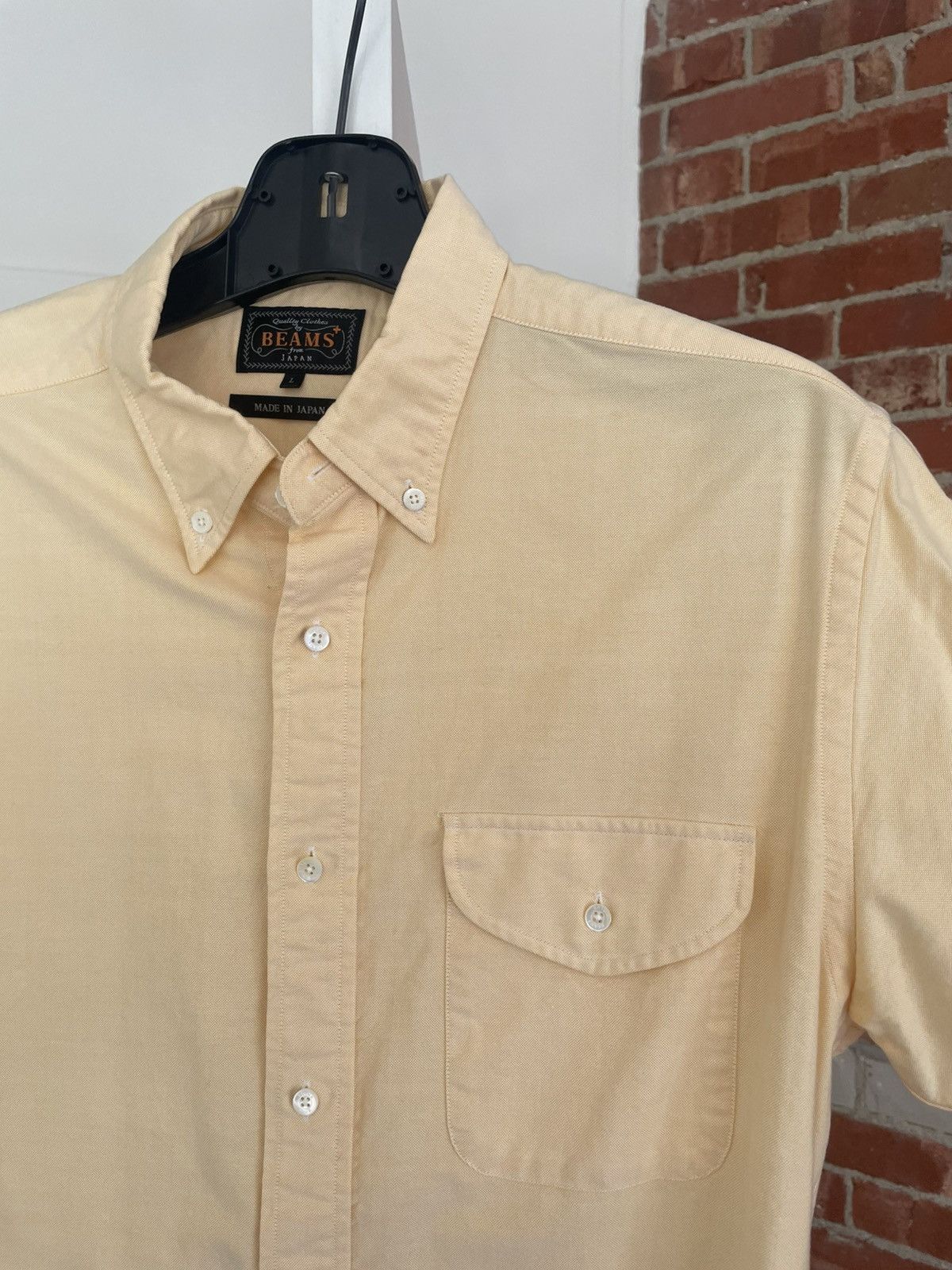 Beams Plus Short Sleeve Button Down Collar Size US L / EU 52-54 / 3 - 3 Thumbnail