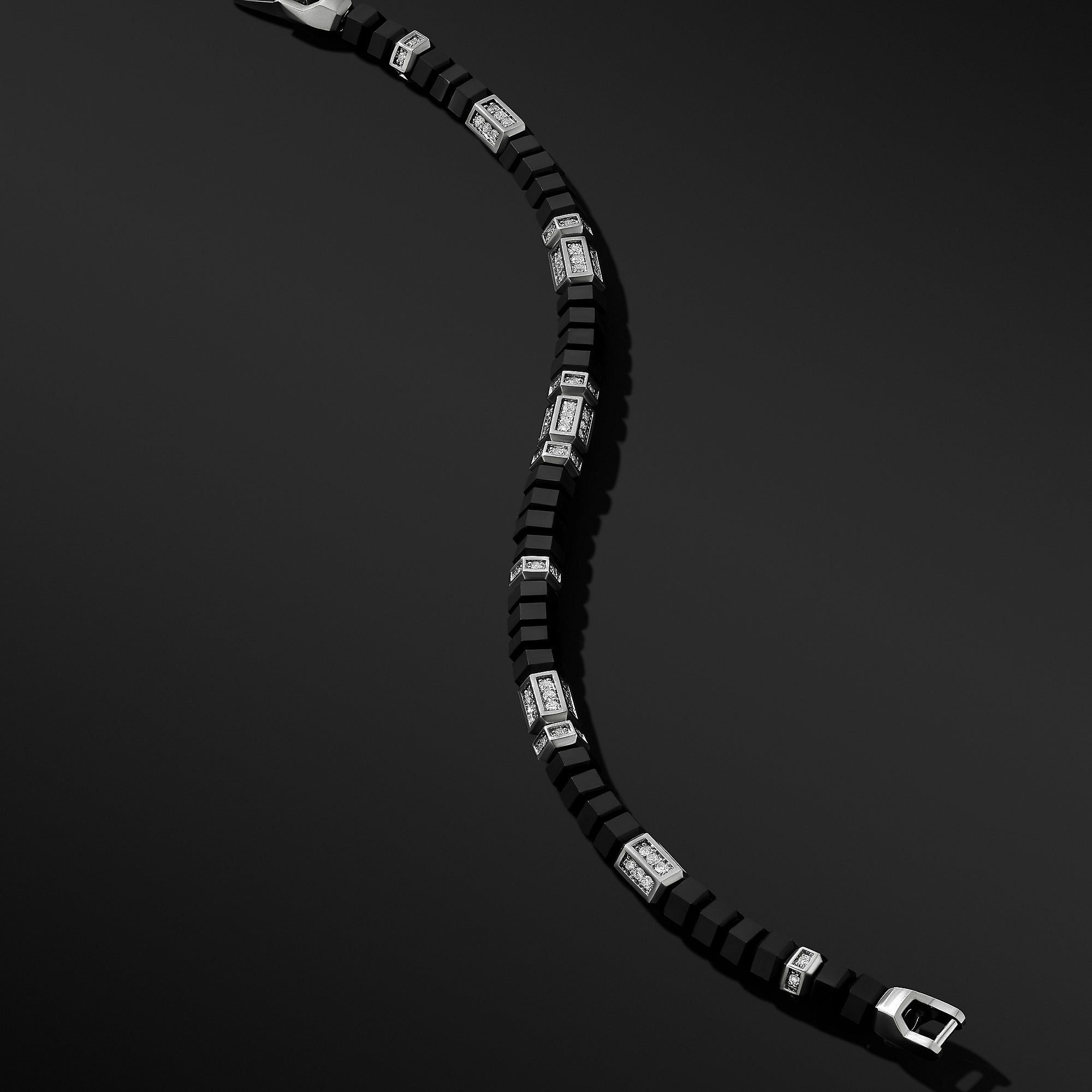 David Yurman o1w1db10526 B25434M /Size:M/Bead Bracelet in Black/Silver Size ONE SIZE - 3 Thumbnail