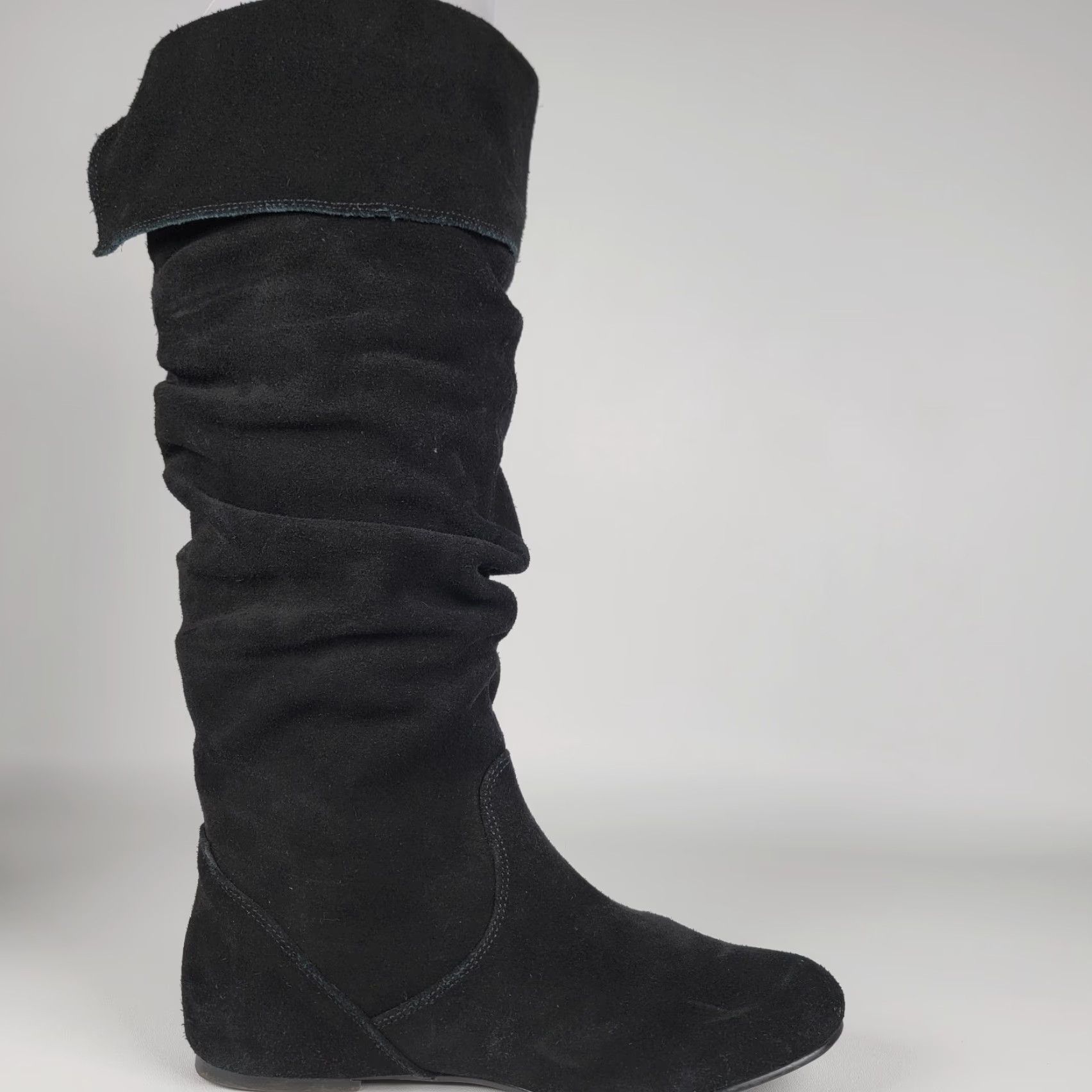 Steve Madden Steve Madden Black Suede Slip On Knee High Boots Women 7.5 Bonanza Brown Fashion Boots Menus? Size US 8 / IT 38 - 5 Thumbnail