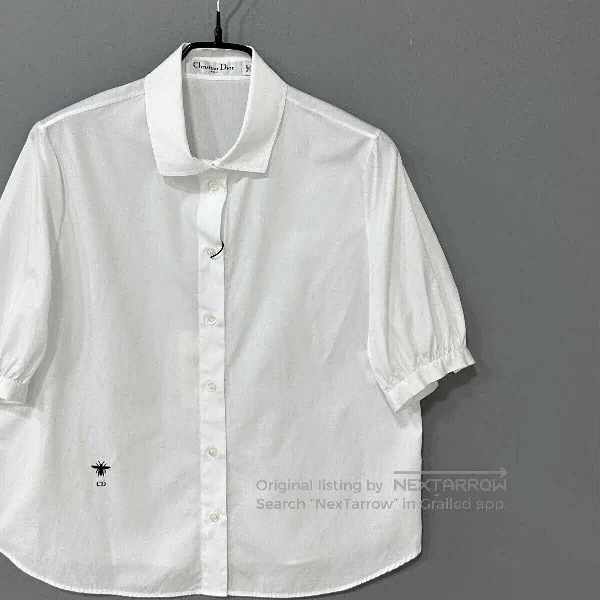 Dior Dior Bee Embroidery Shirt. Size XS / US 0-2 / IT 36-38 - 2 Thumbnail