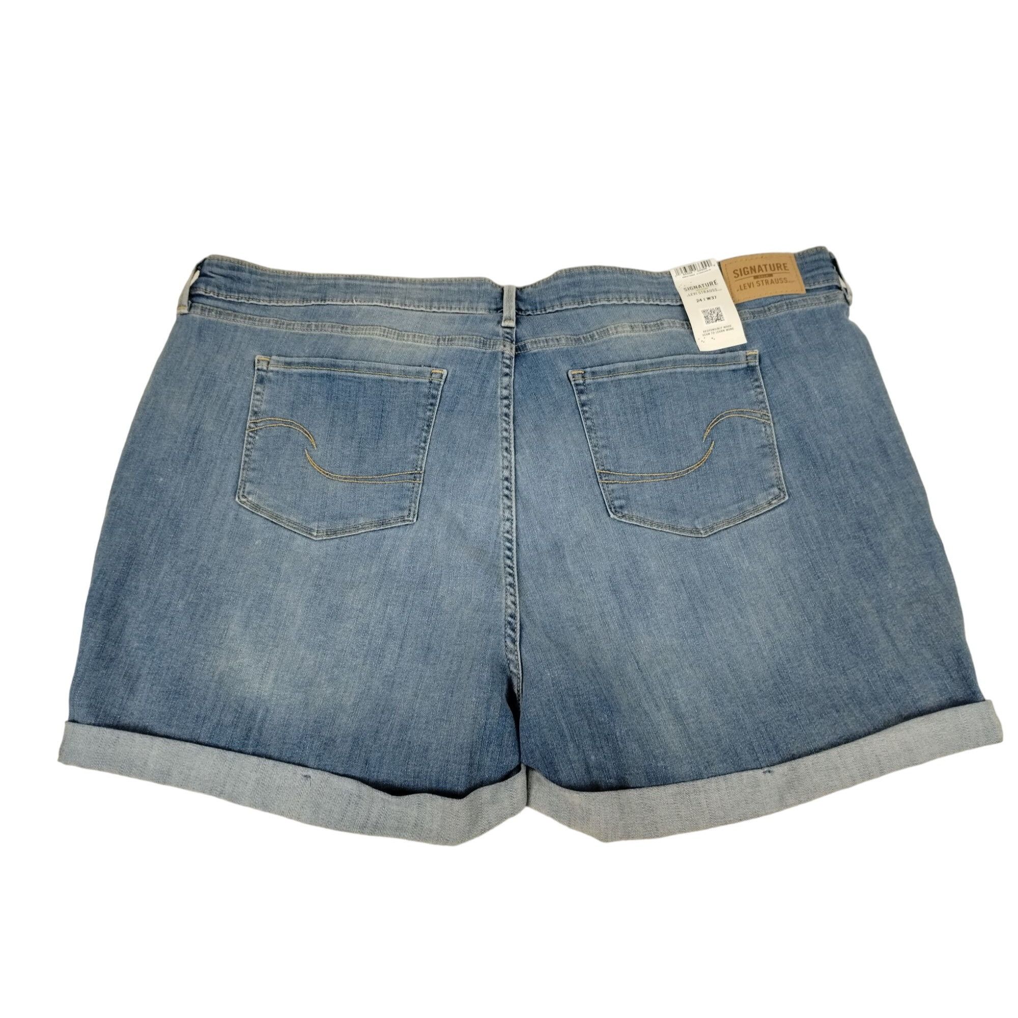 Levi's Levi Strauss Signature Gold Denim Mid Rise Shorts Womens 24 Size 24" / US 00 / IT 34 - 7 Thumbnail