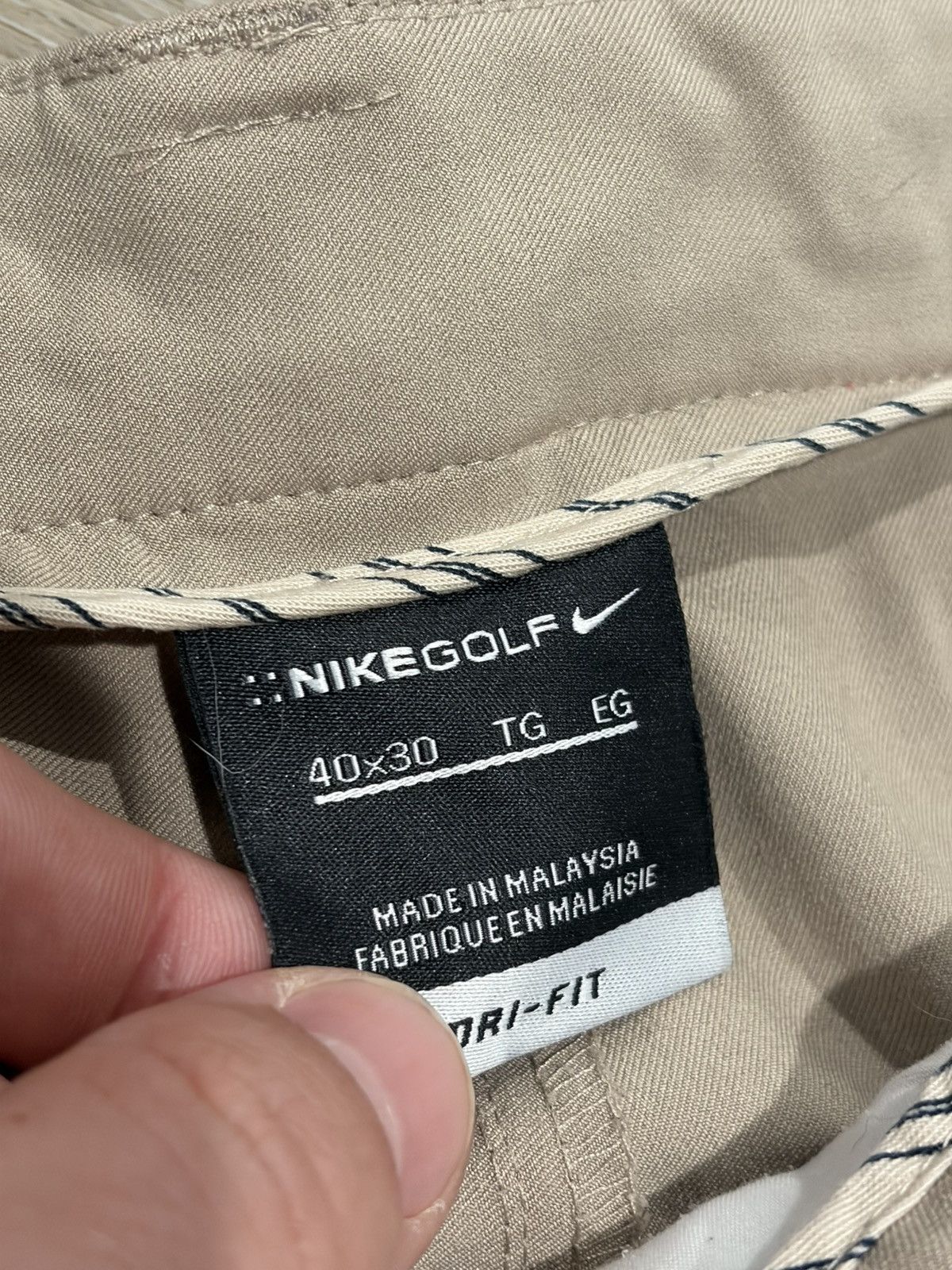 Nike Nike Golf Pants Dri-FIT Stretch Twill Golf Khakis Chino Size US 40 / EU 56 - 6 Thumbnail