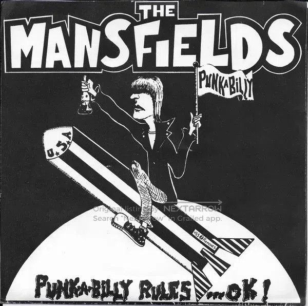 Vintage Vintage 90s The Mansfields Band Tee. Size US L / EU 52-54 / 3 - 8 Thumbnail