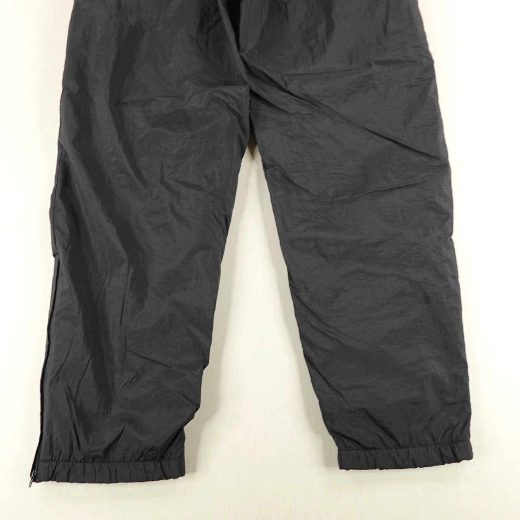 Nike Vintage Nike Pants Mens Large Black Lined Windbreaker Ankle Zip Track Joggers Size US 40 / EU 56 - 7 Thumbnail