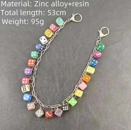 Other Multi Dice Waist Pants Keychain Size ONE SIZE - 3 Thumbnail