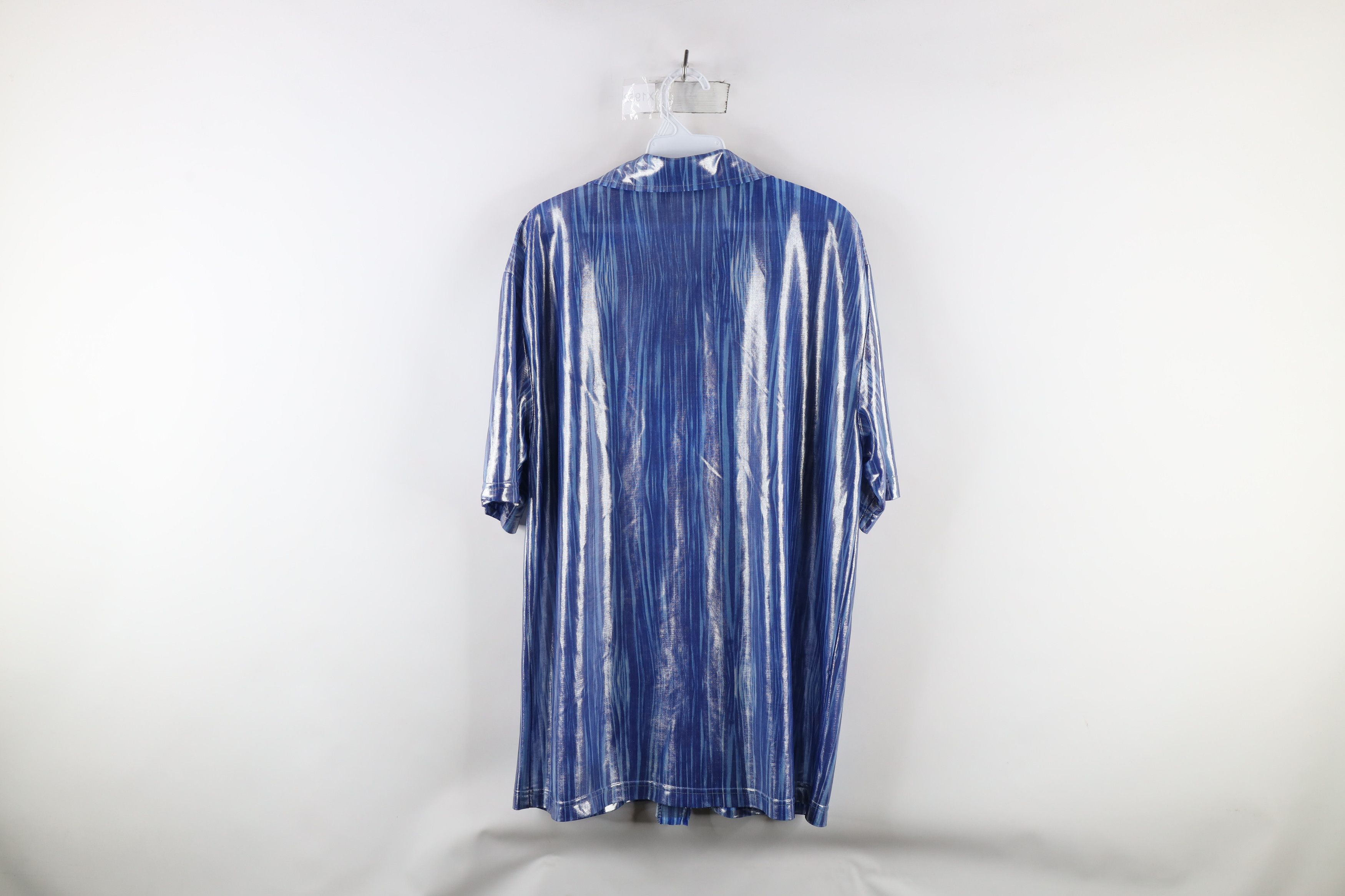 Vintage Vintage 90s Streetwear Rave Short Sleeve Button Shirt USA Size US L / EU 52-54 / 3 - 9 Thumbnail