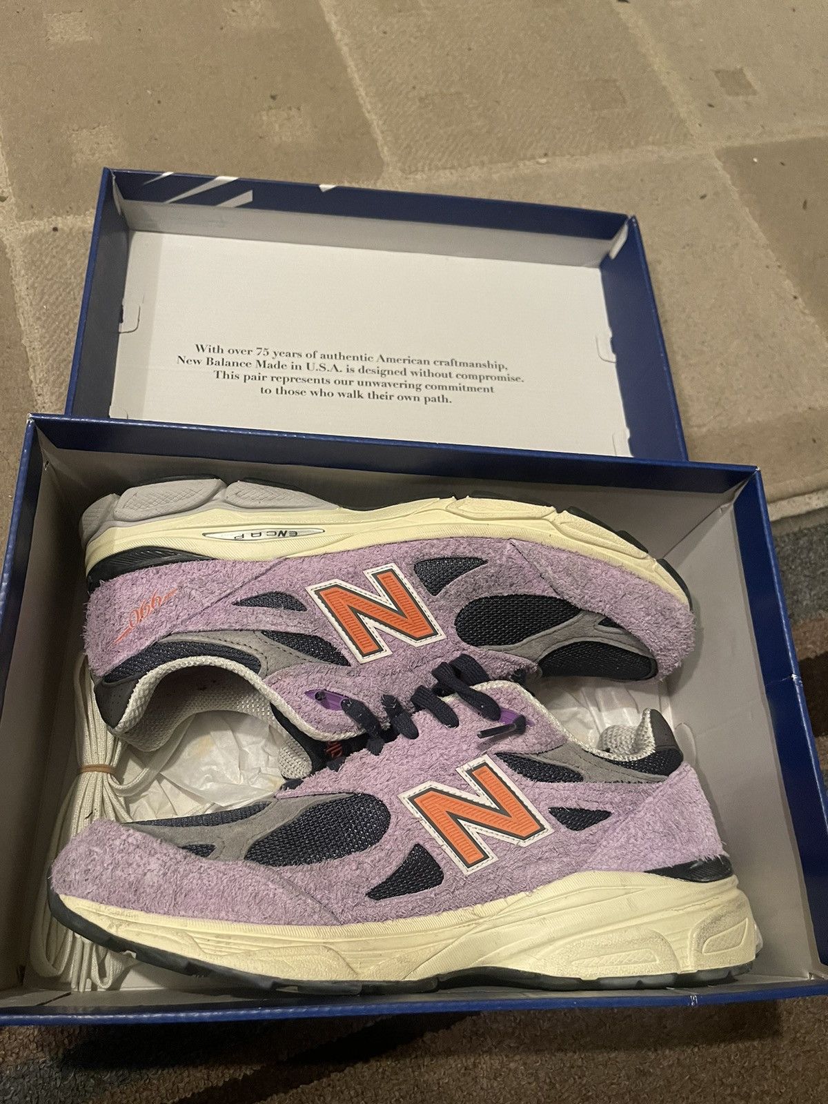 Aime Leon Dore × New Balance Amethyst 990v4 Teddy Santis Size US 10.5 / EU 43-44 - 1 Thumbnail