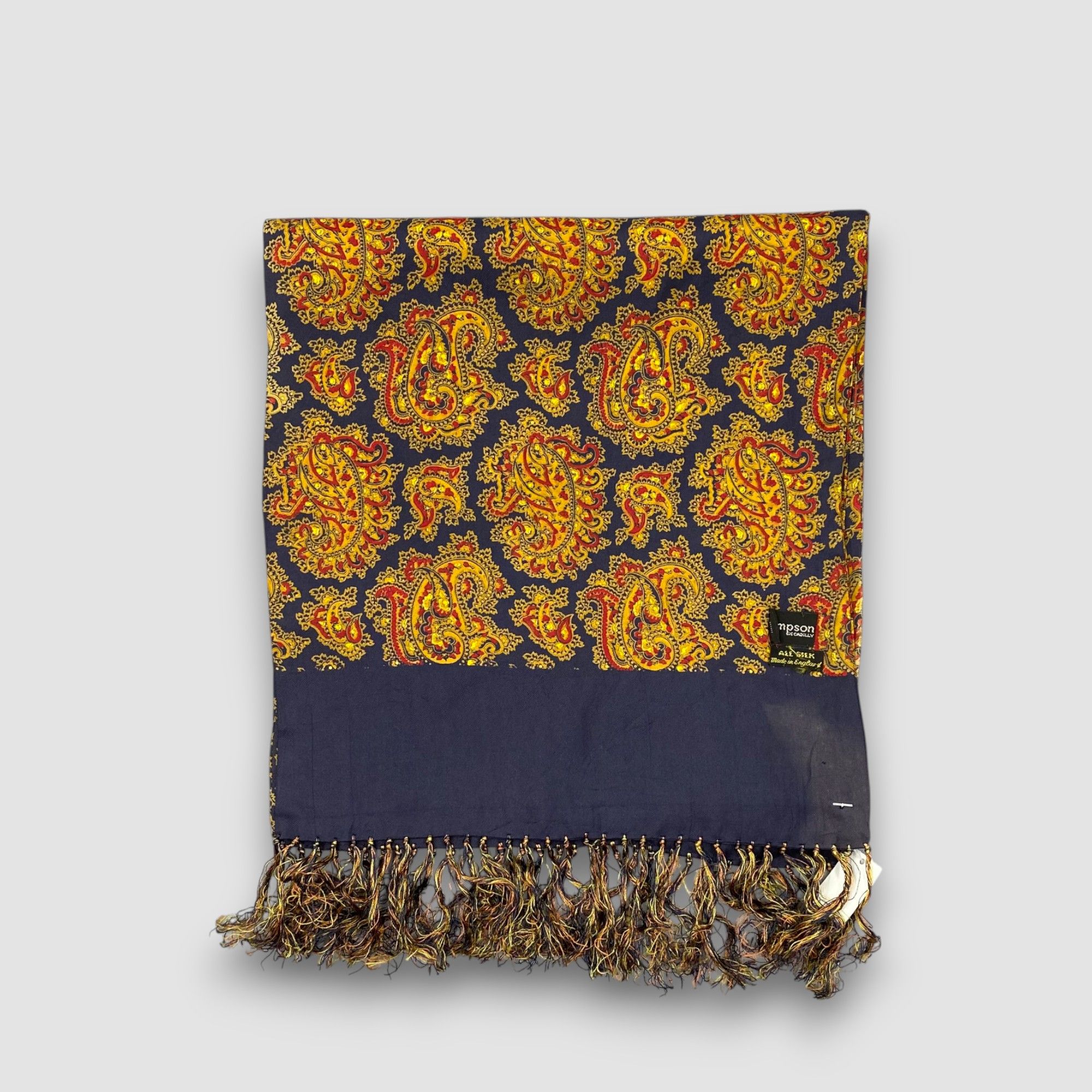 The Simpsons Vintage Simpson Scarf Muffler Silk Cashmere Scarves Size ONE SIZE - 2 Thumbnail