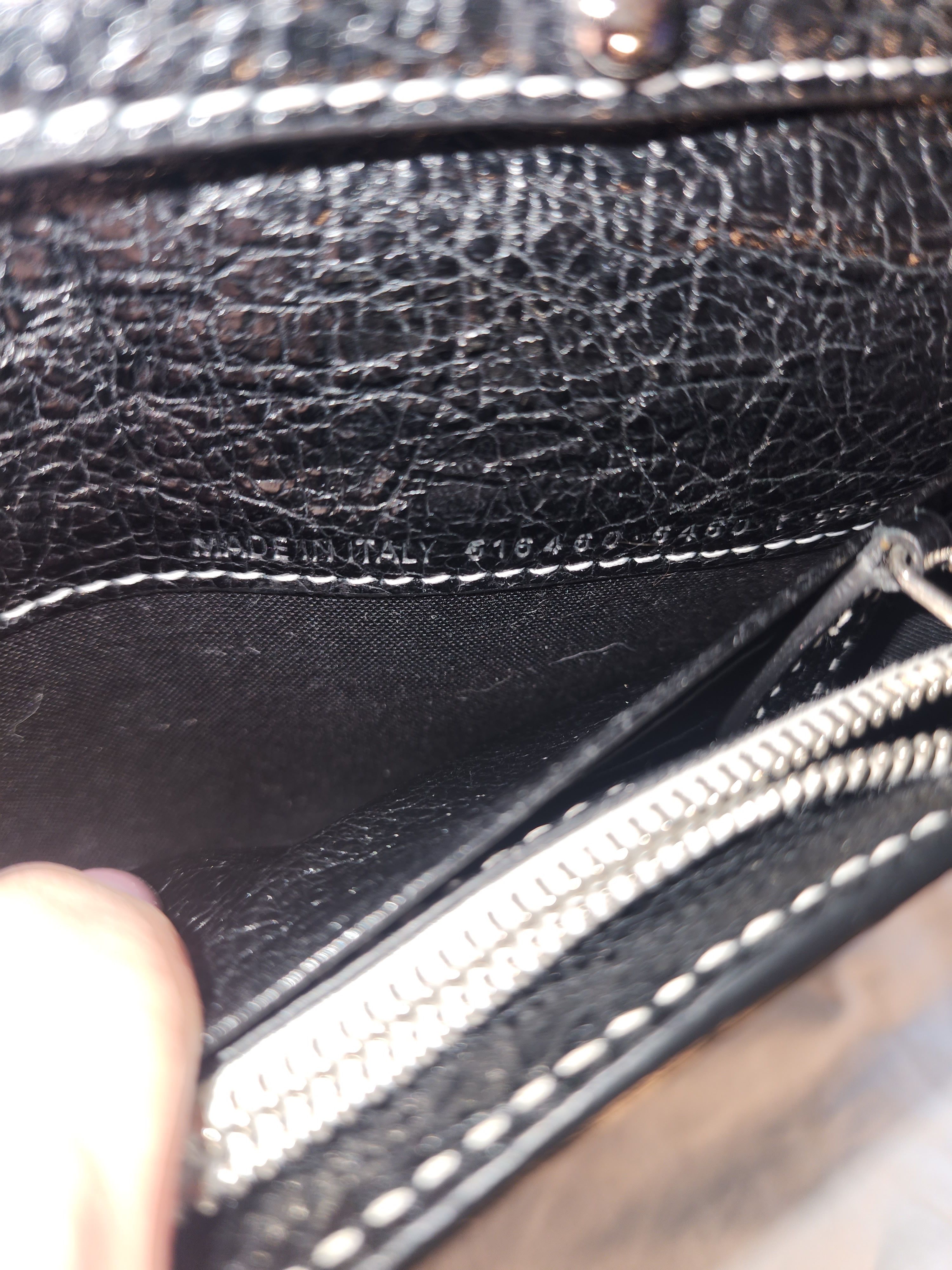 Balenciaga Balenciaga Lambskin Bazar Crossbody Stripe Wallet on Chain Size ONE SIZE - 11 Thumbnail