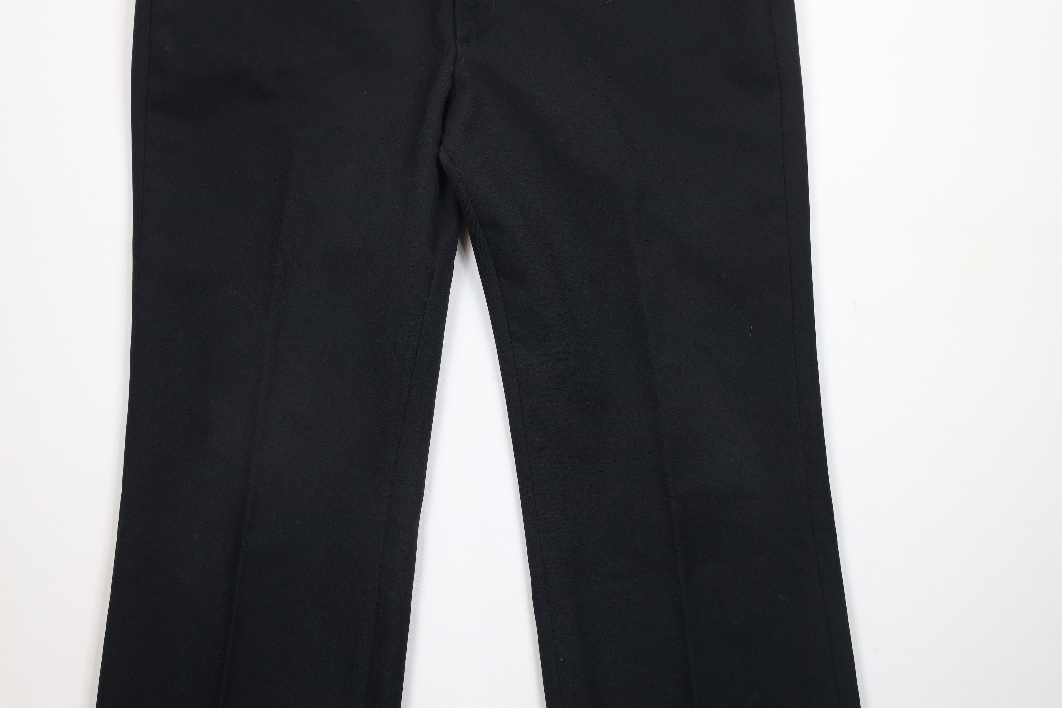 Vintage Vintage 70s Streetwear Bell Bottoms Chino Pants Black USA Size US 36 / EU 52 - 3 Thumbnail