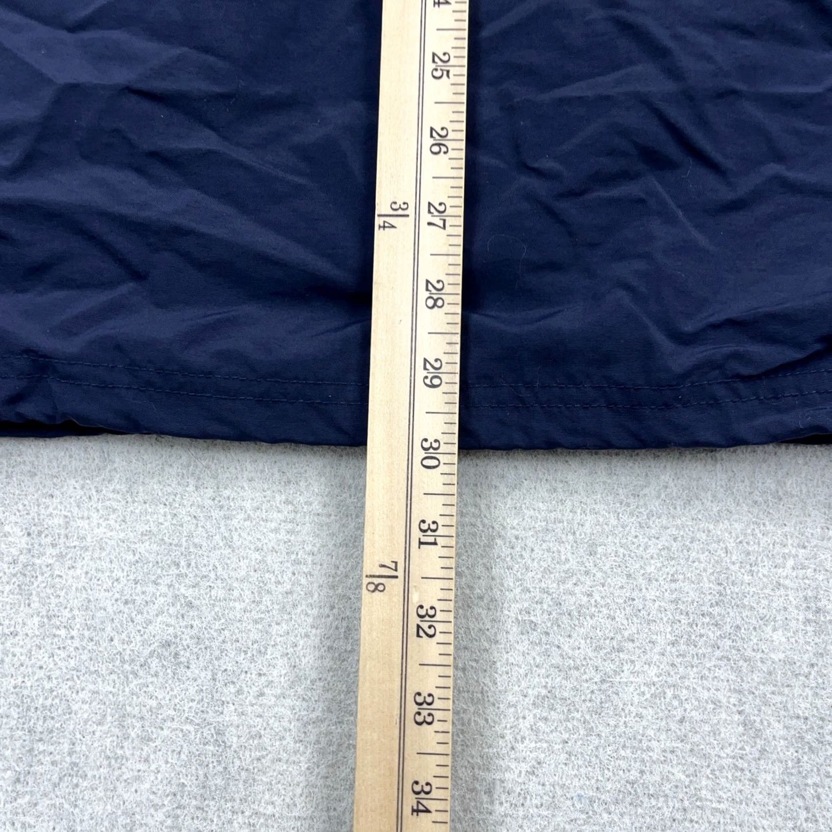 Eddie Bauer Eddie Bauer Jacket Men XL Navy Windbreaker Nylon Hiking Safari, Blue, Zip, Stand-Up Collar, All Seasons, Pockets, Regular Fit, Jacket Size US XL / EU 56 / 4 - 7 Thumbnail