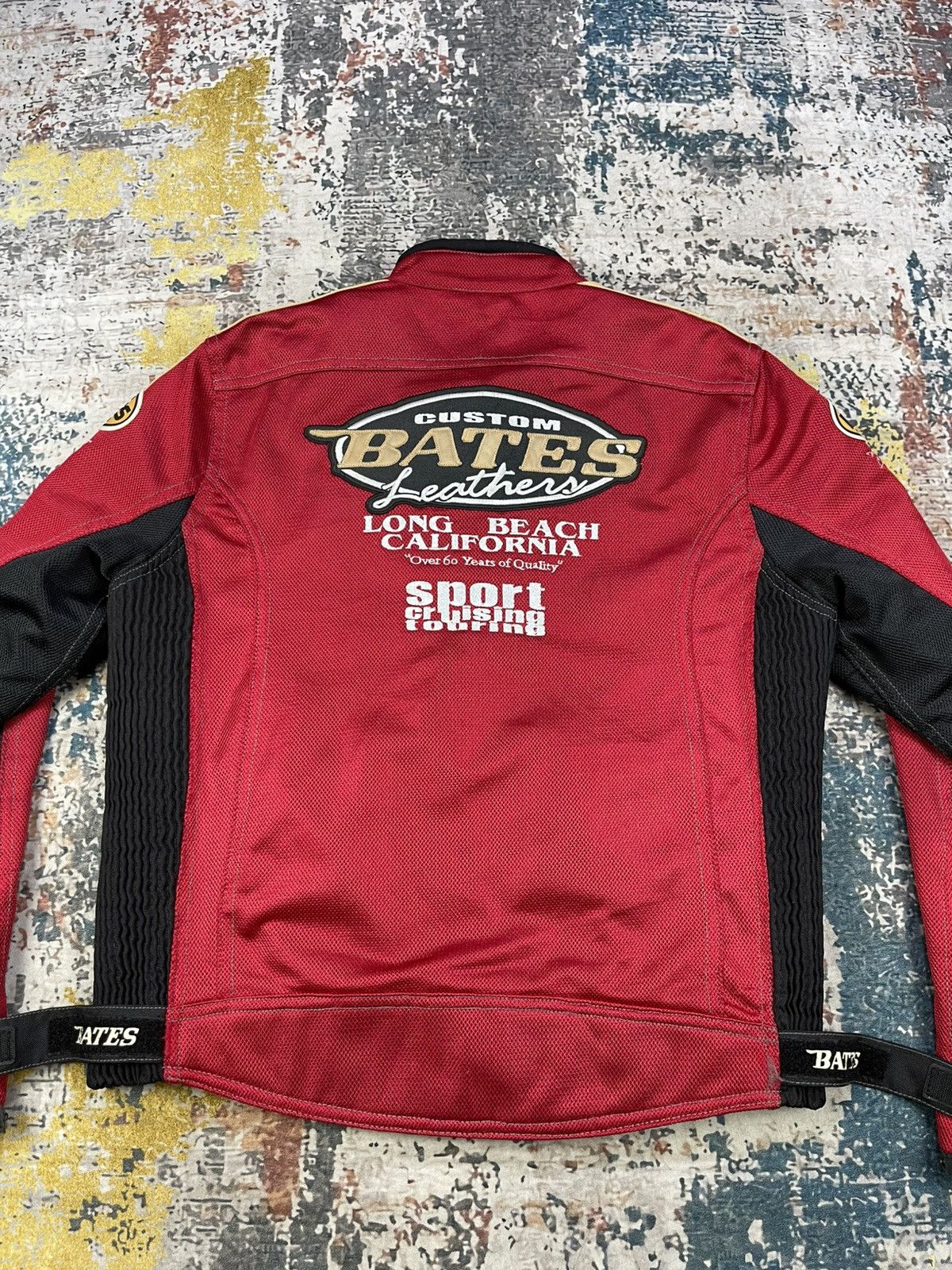 Bates Hats Bates Custom Leather Motocycle Mesh Riding Jacket Size US L / EU 52-54 / 3 - 3 Thumbnail