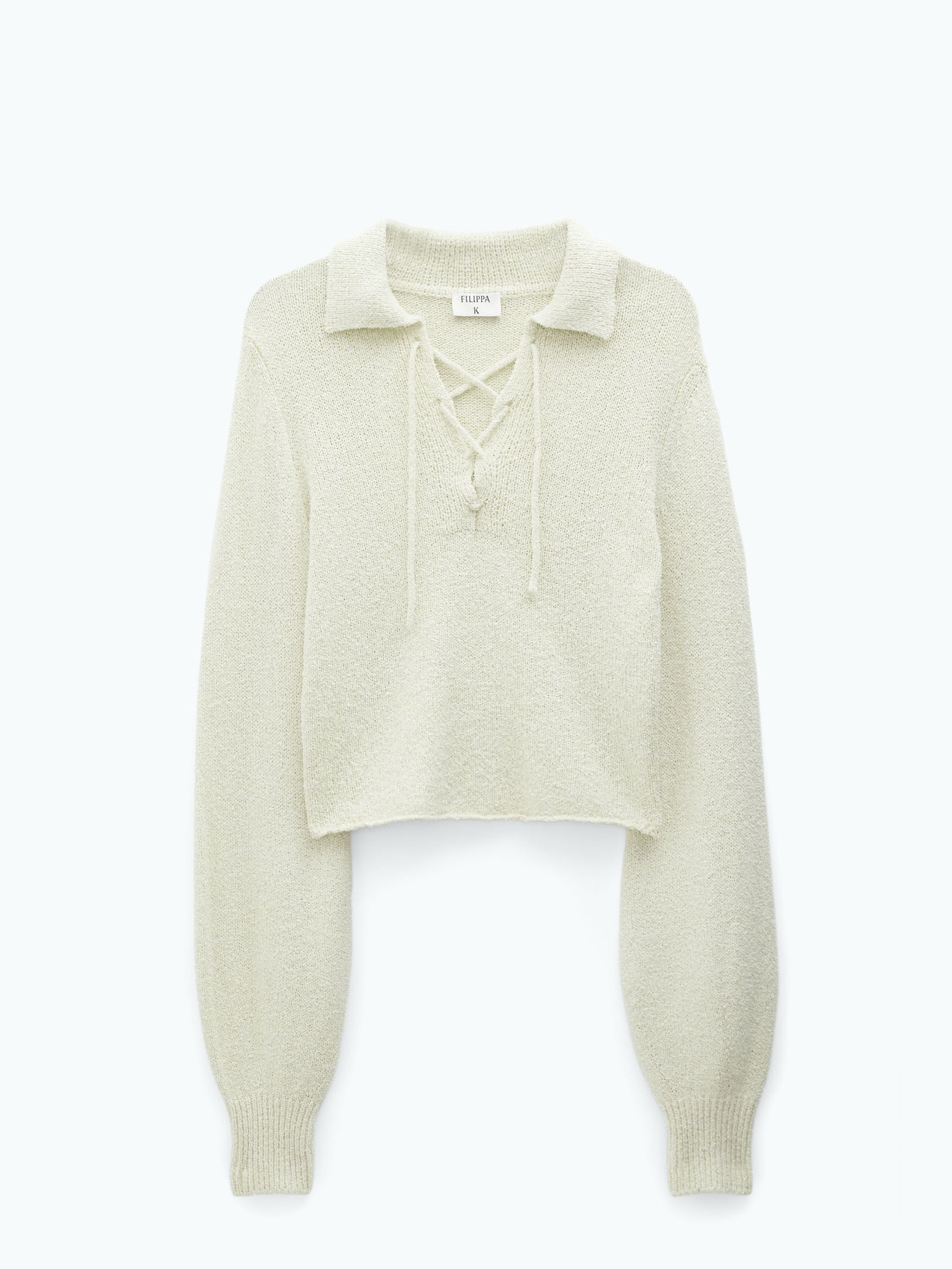 Filippa K Filippa K Cropped Polo Sweater Sweater Size M / US 6-8 / IT 42-44 - 1 Thumbnail