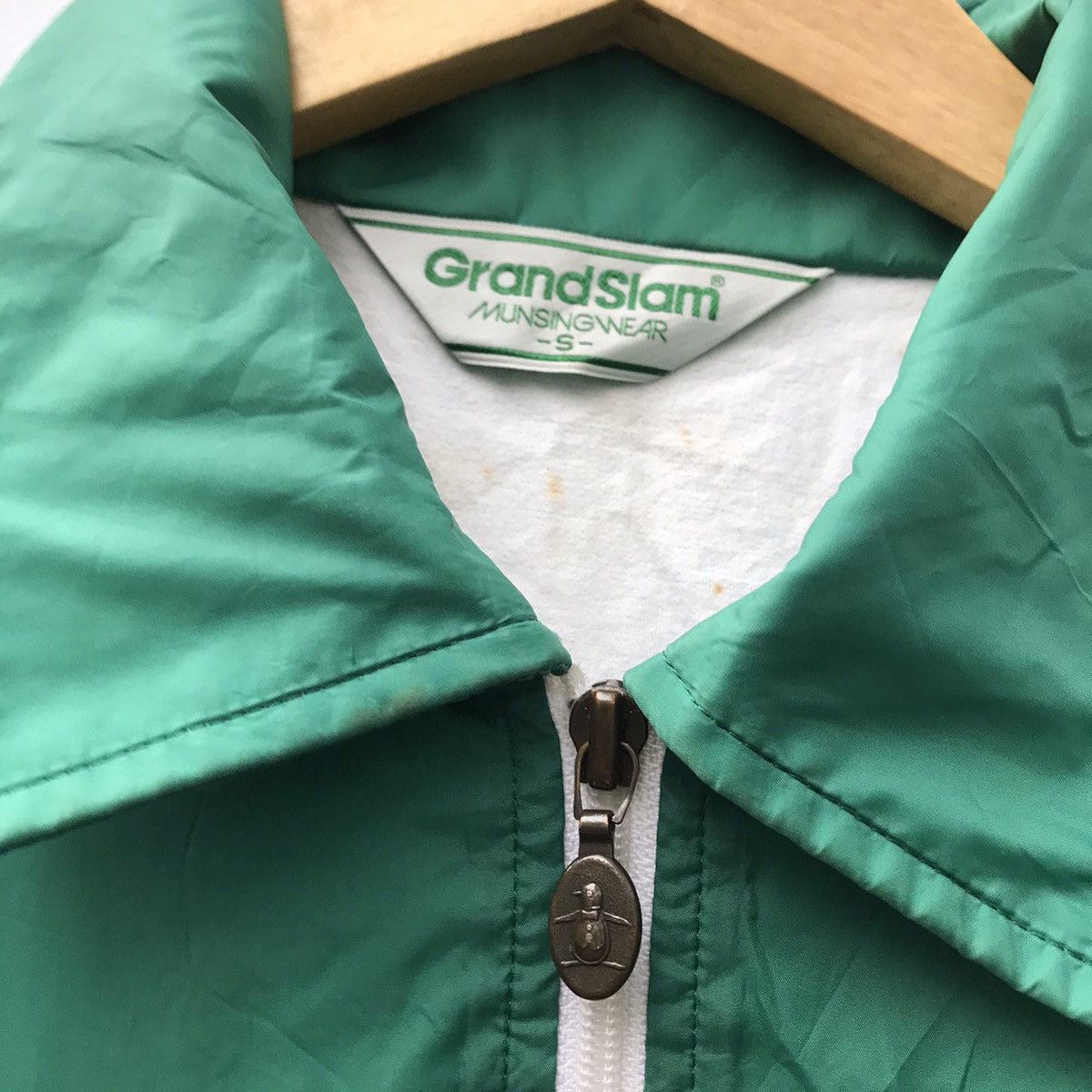 Grand Slam × Le Grande Bleu (L.G.B.) Grandslam Munsingwear Soul Green Nylon Jacket Size US M / EU 48-50 / 2 - 8 Thumbnail