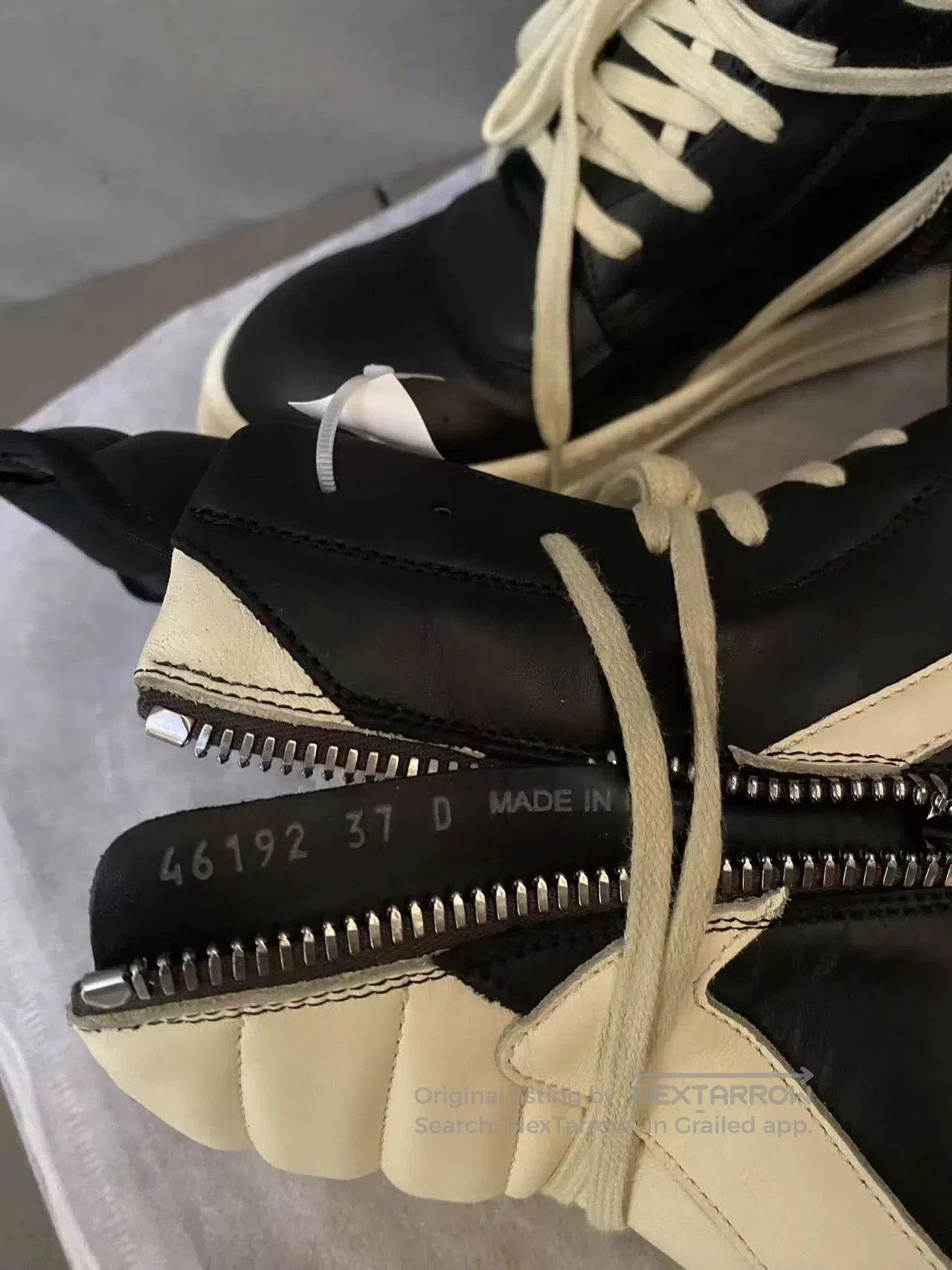 Rick Owens Rick Owens Leather Sneakers Size 37. Size US 6 / EU 39 - 6 Thumbnail