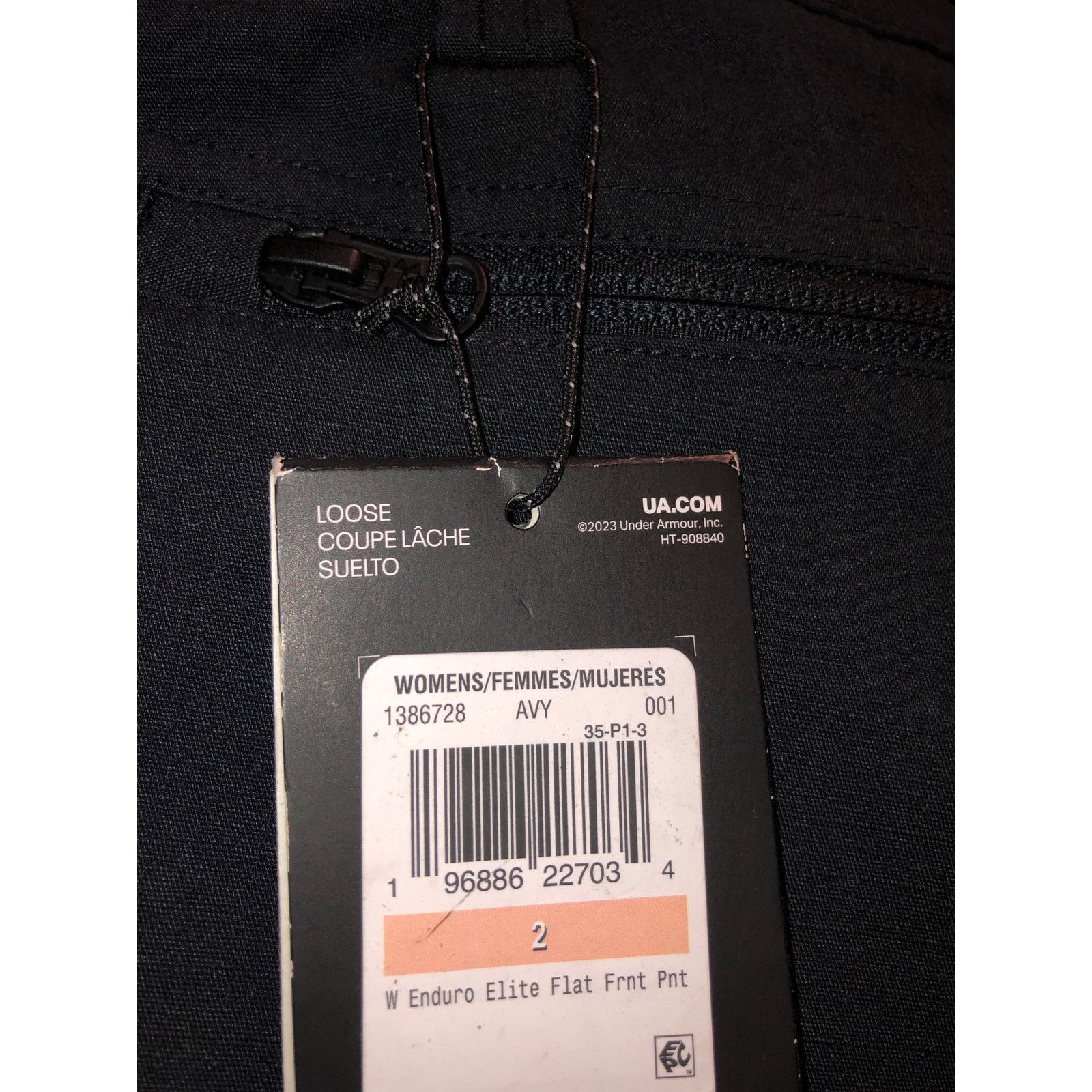 Under Armour Womens black under armor pants Size 26" / US 2 / IT 38 - 3 Thumbnail