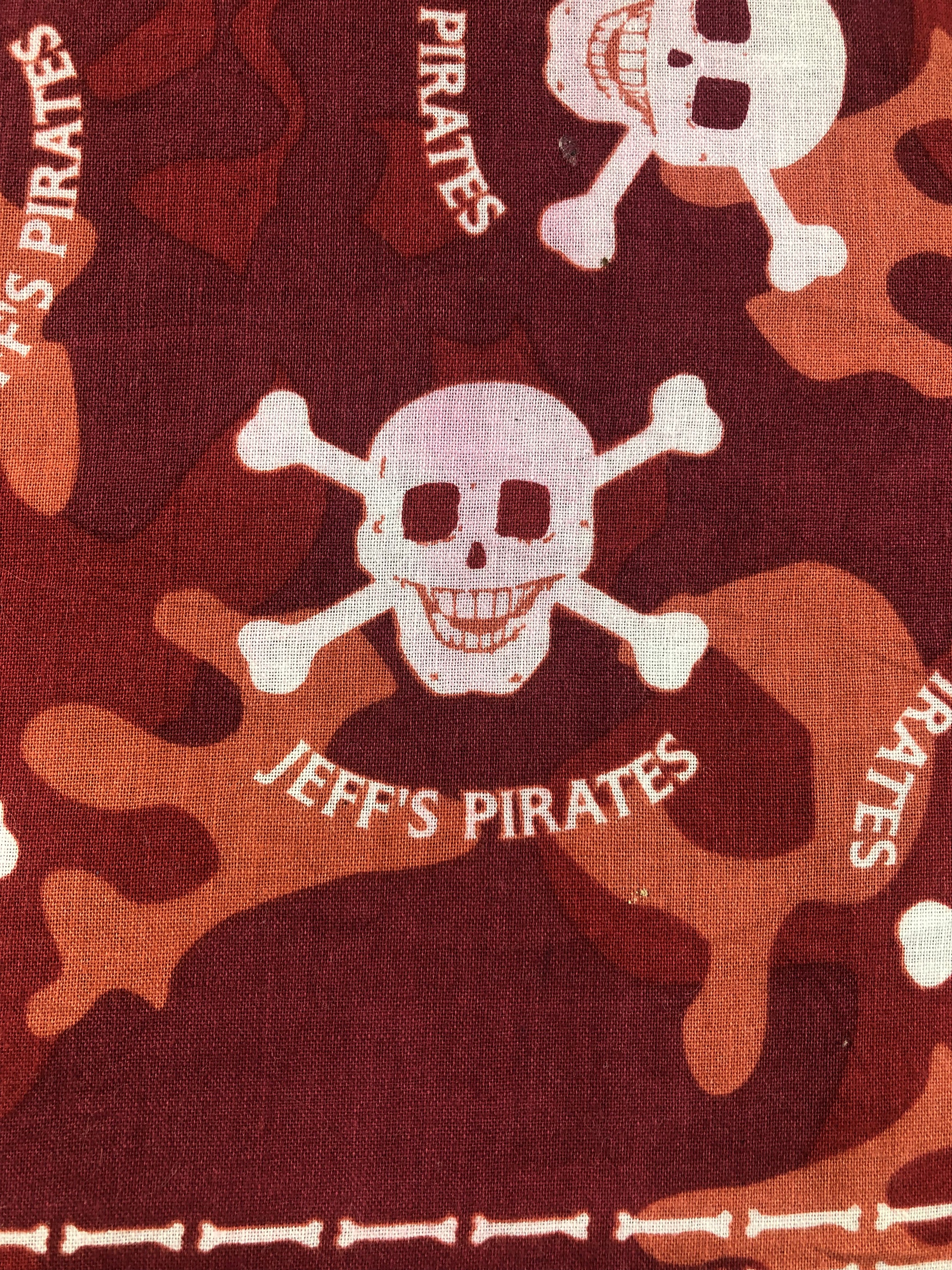 Vintage Jeff's Pirates Handkerchief / Bandana / Neckerchief Size ONE SIZE - 5 Thumbnail