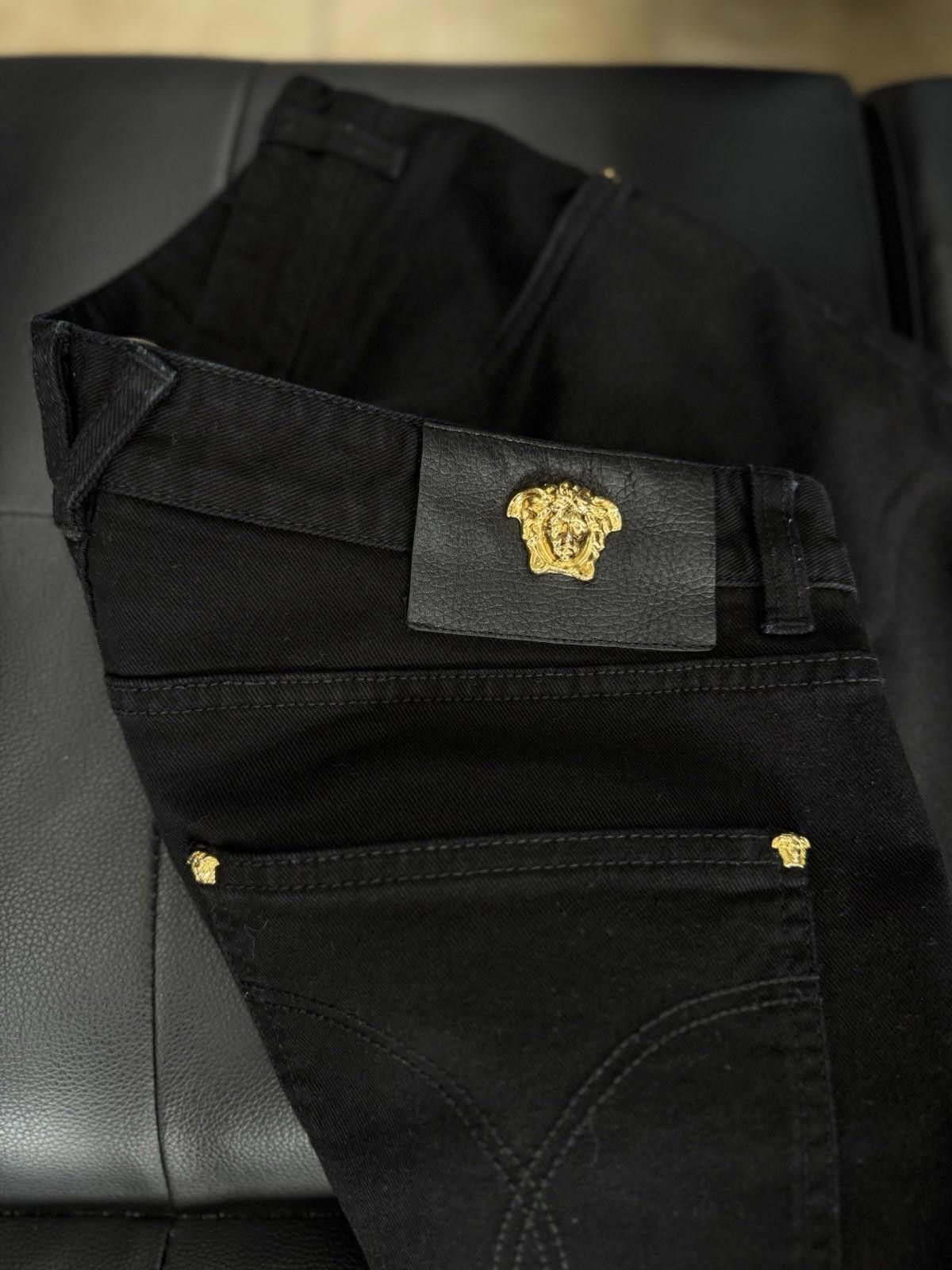 Versace Versace Men Black Jeans Versace Logo Size 34 Waist 950$ Size US 34 / EU 50 - 6 Thumbnail