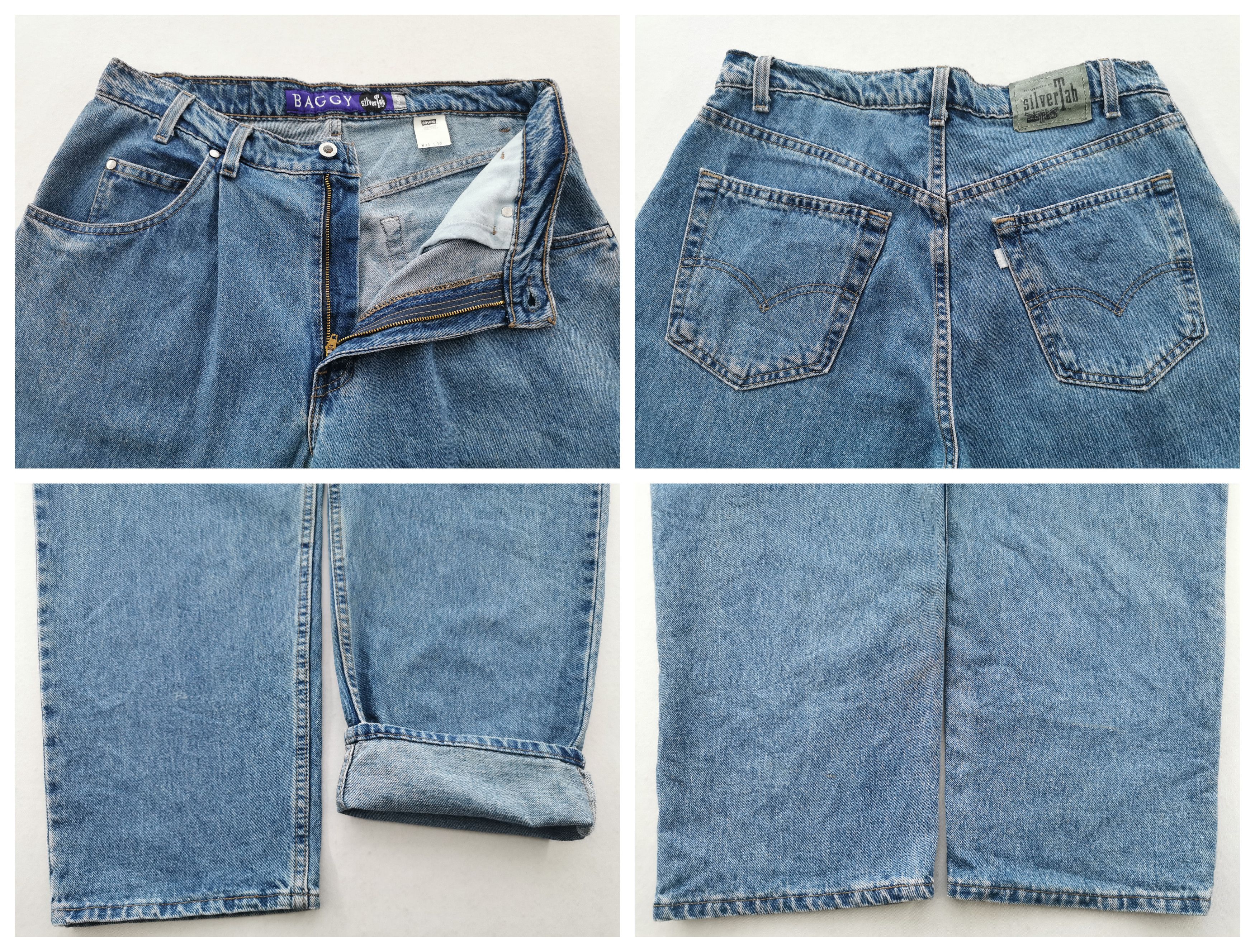 Levi's Vintage 90s Levis Silvertab Baggy Denim Made In USA Size 36 Size US 36 / EU 52 - 8 Thumbnail