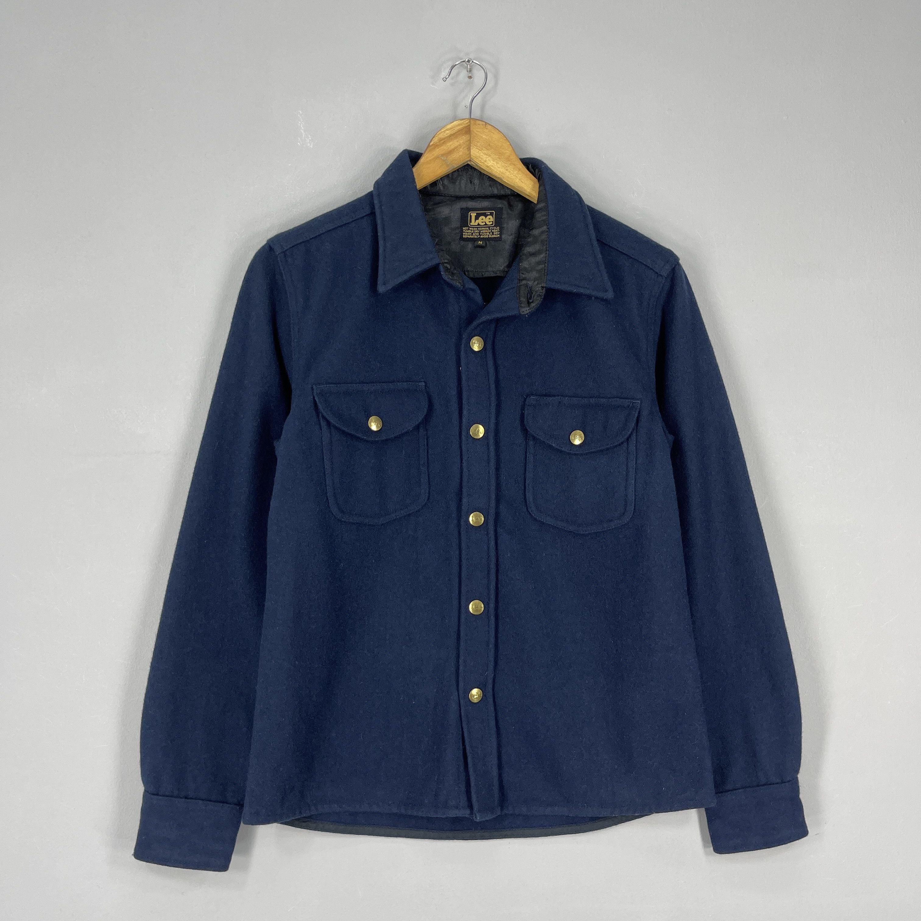 Lee Vintage 90's LEE Winter Cold Weather Wool Button Up Jacket Size M / US 6-8 / IT 42-44 - 3 Thumbnail