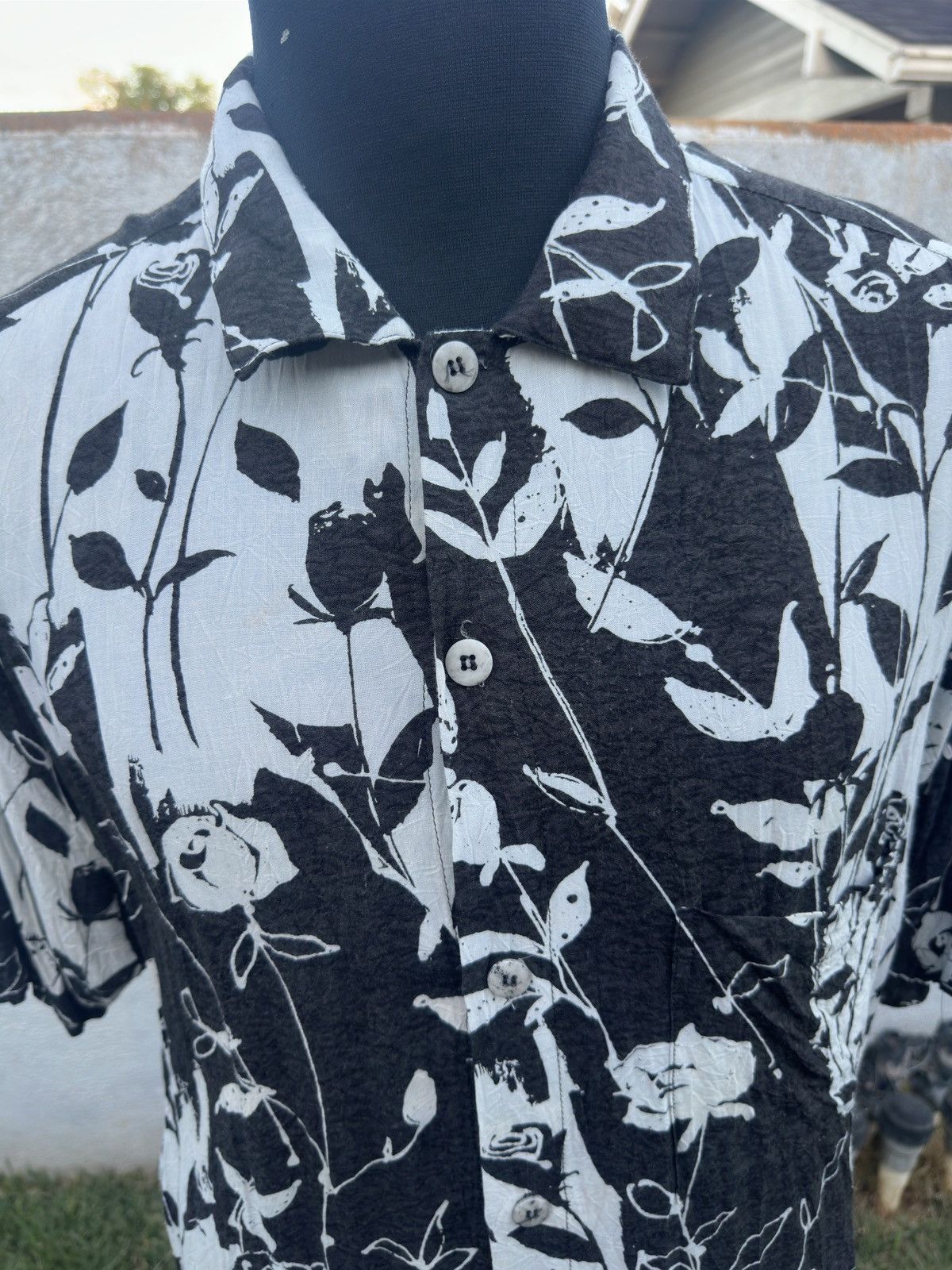 Jams World PreOwned Jams World Hawaiian Print Black/White Men's XL Size US XL / EU 56 / 4 - 3 Thumbnail